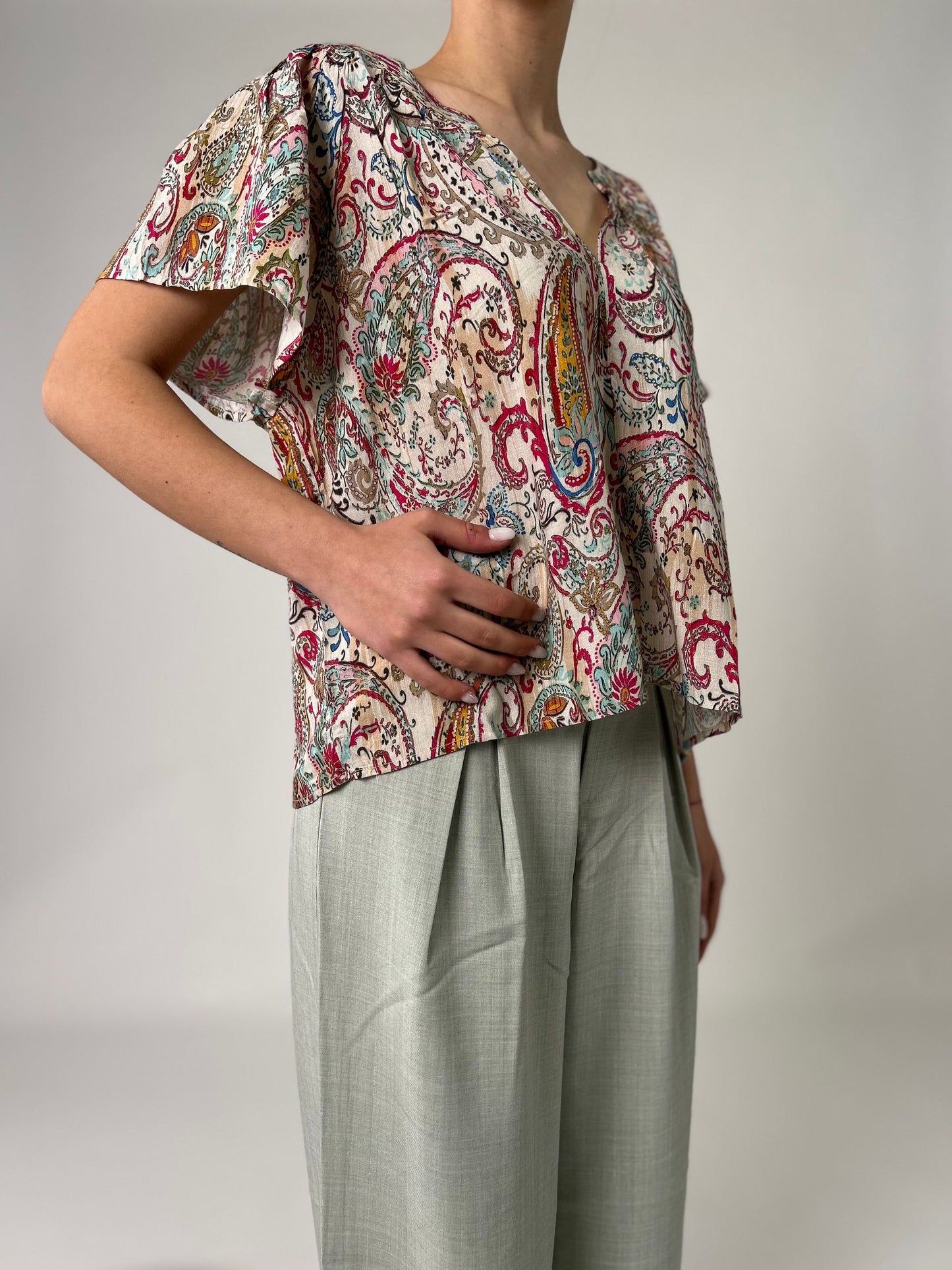 Blusa mm in Viscosa base neutra