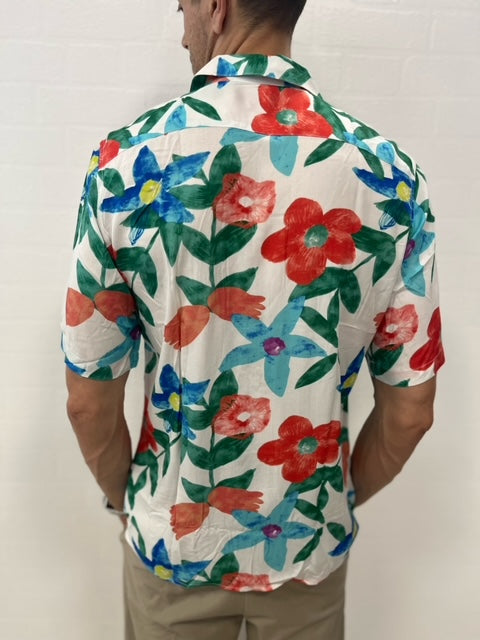 Philotinto camicia viscosa fantasia fiori