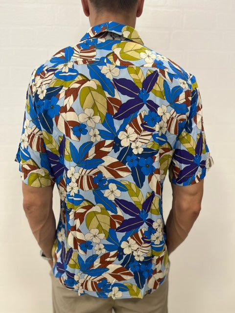 Philotinto camicia viscosa lino fantasia