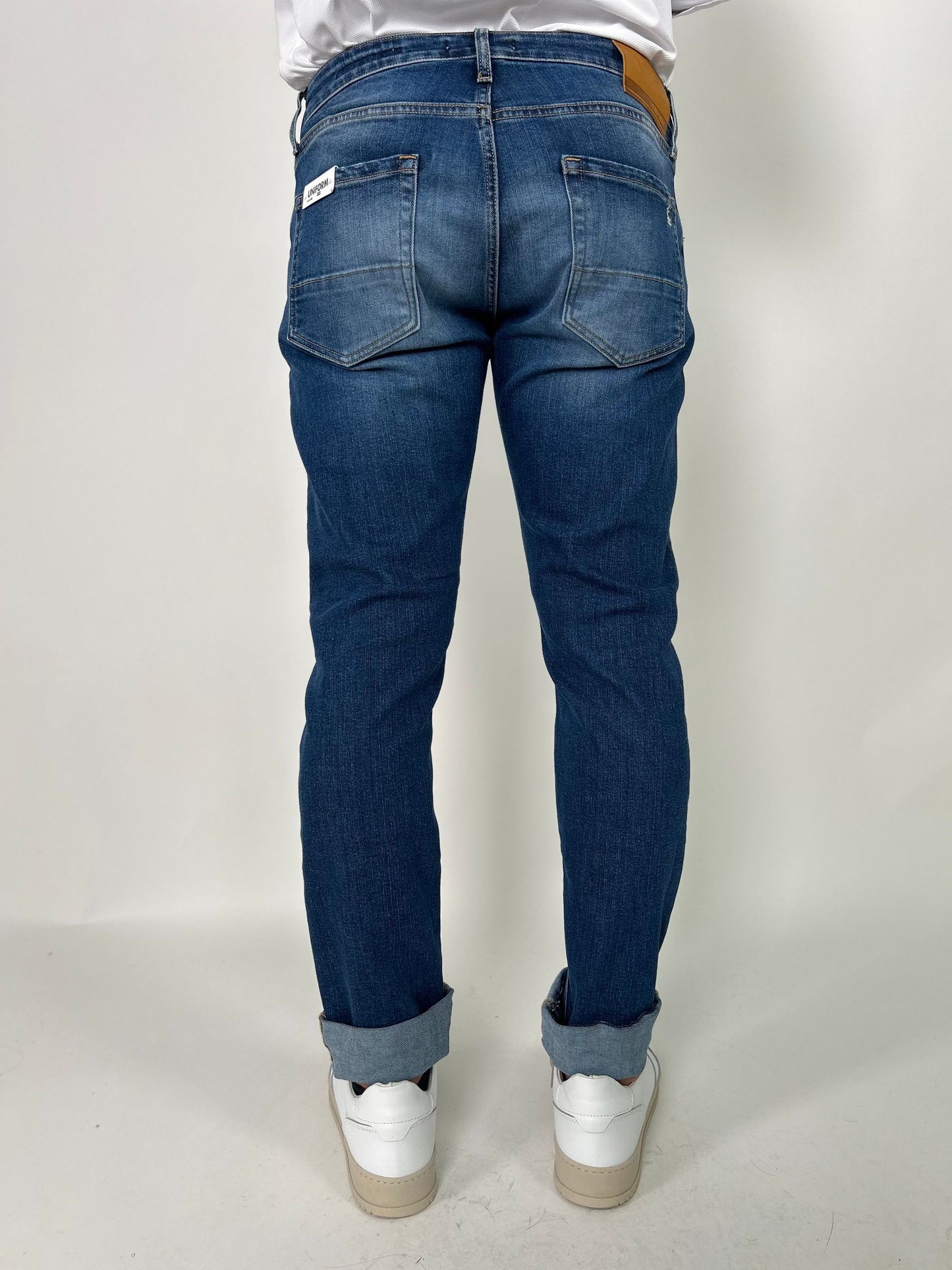Jeans lavaggio scuro fit regular