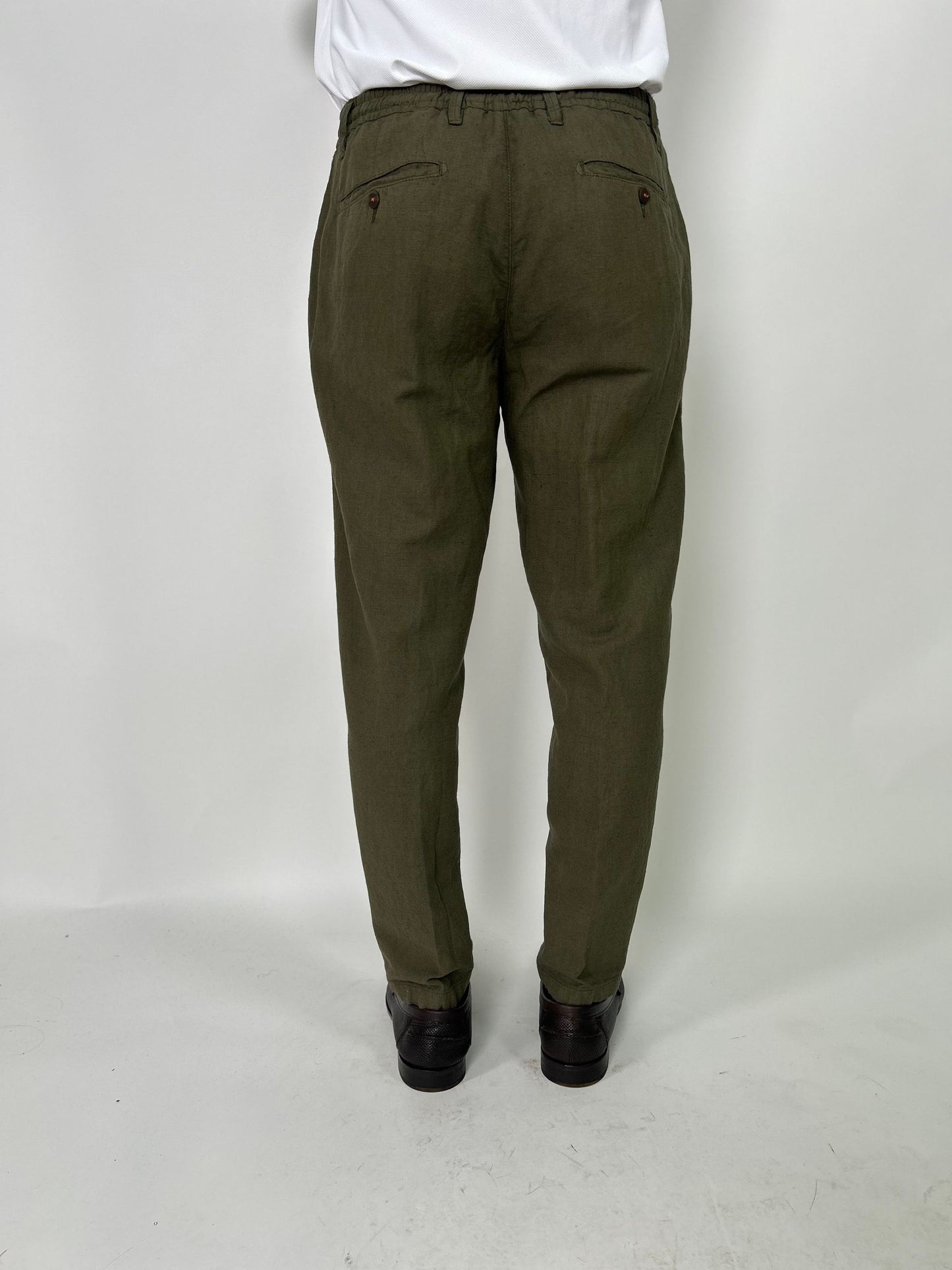 Pantalaccio in lino e cotone