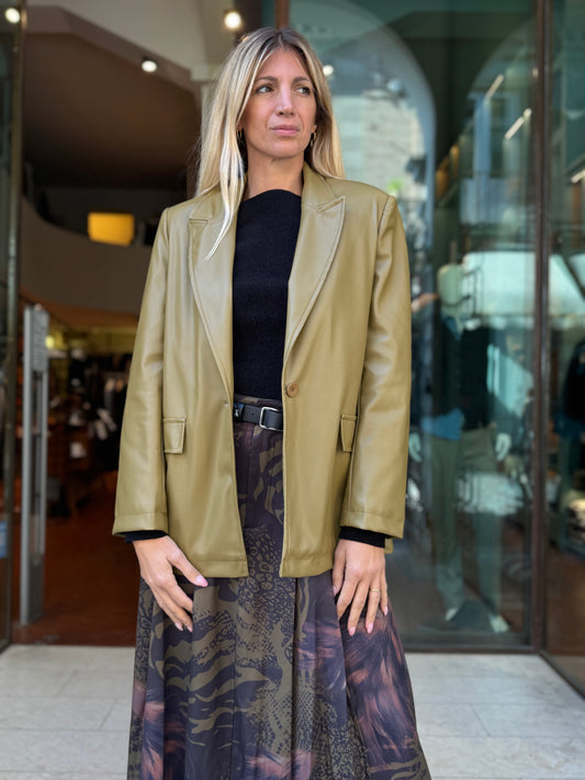 DIXIE giacca ecopelle 1238 OLIO