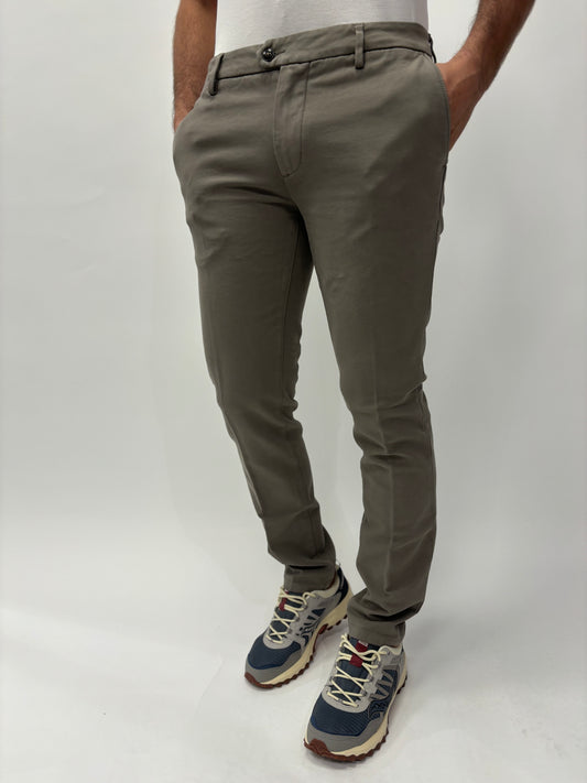 Teleria Zed Pantalone chino GRIGIO TALPA