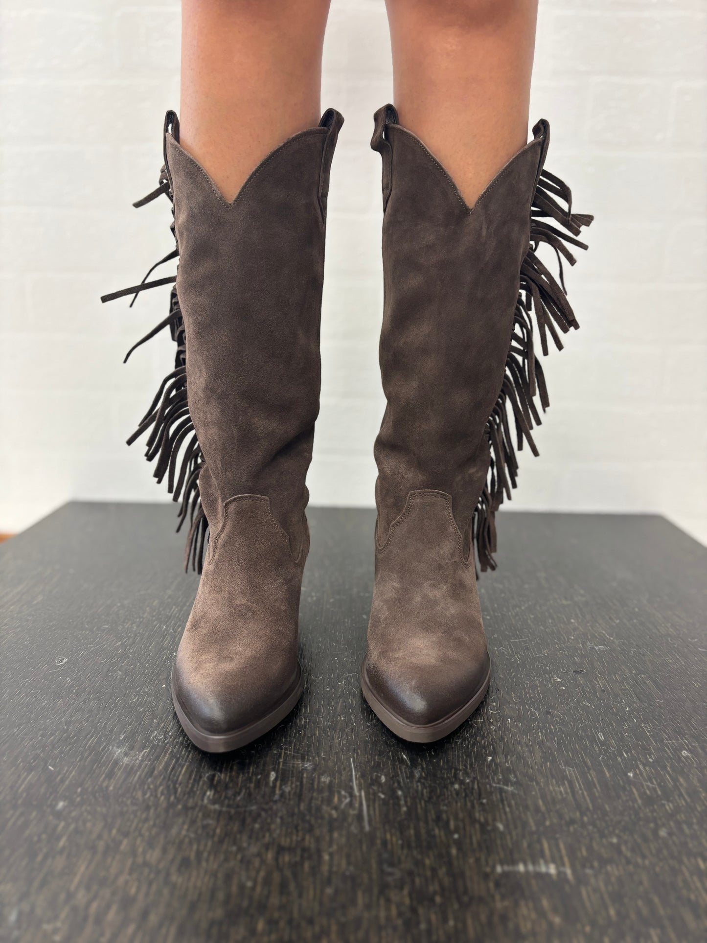 Ovyè texano con frange MORO