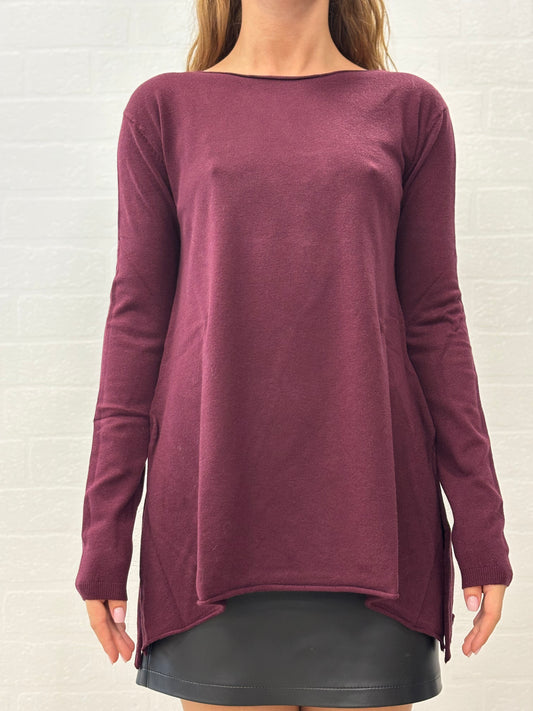 Griffai Maglia ml con punte più lunghe BORDEAUX
