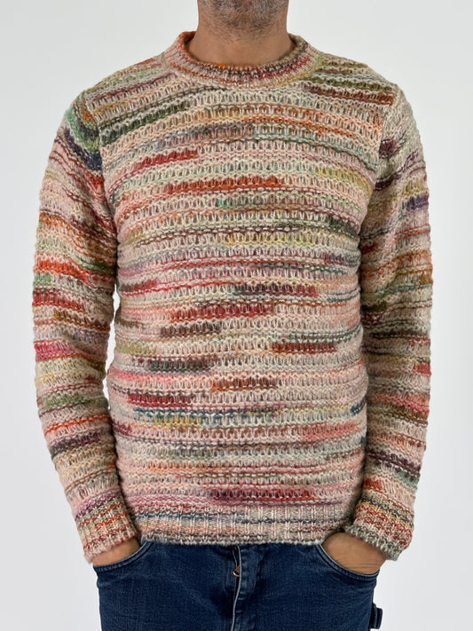 Berna Maglia girocollo in lana FANTASIA