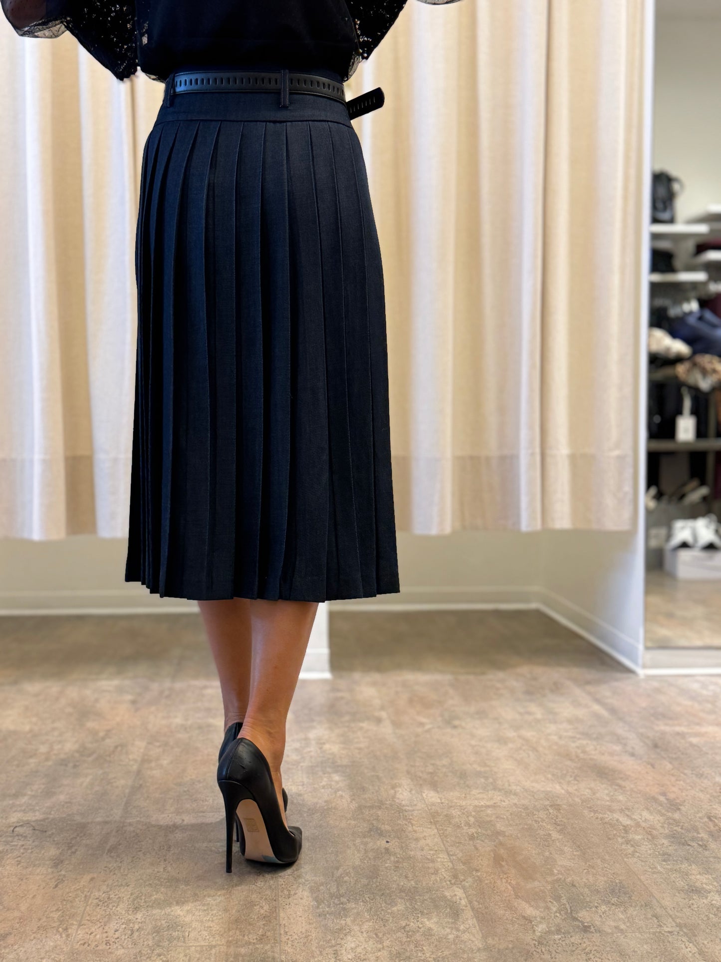 Kocca Gonna pieghe DENIM