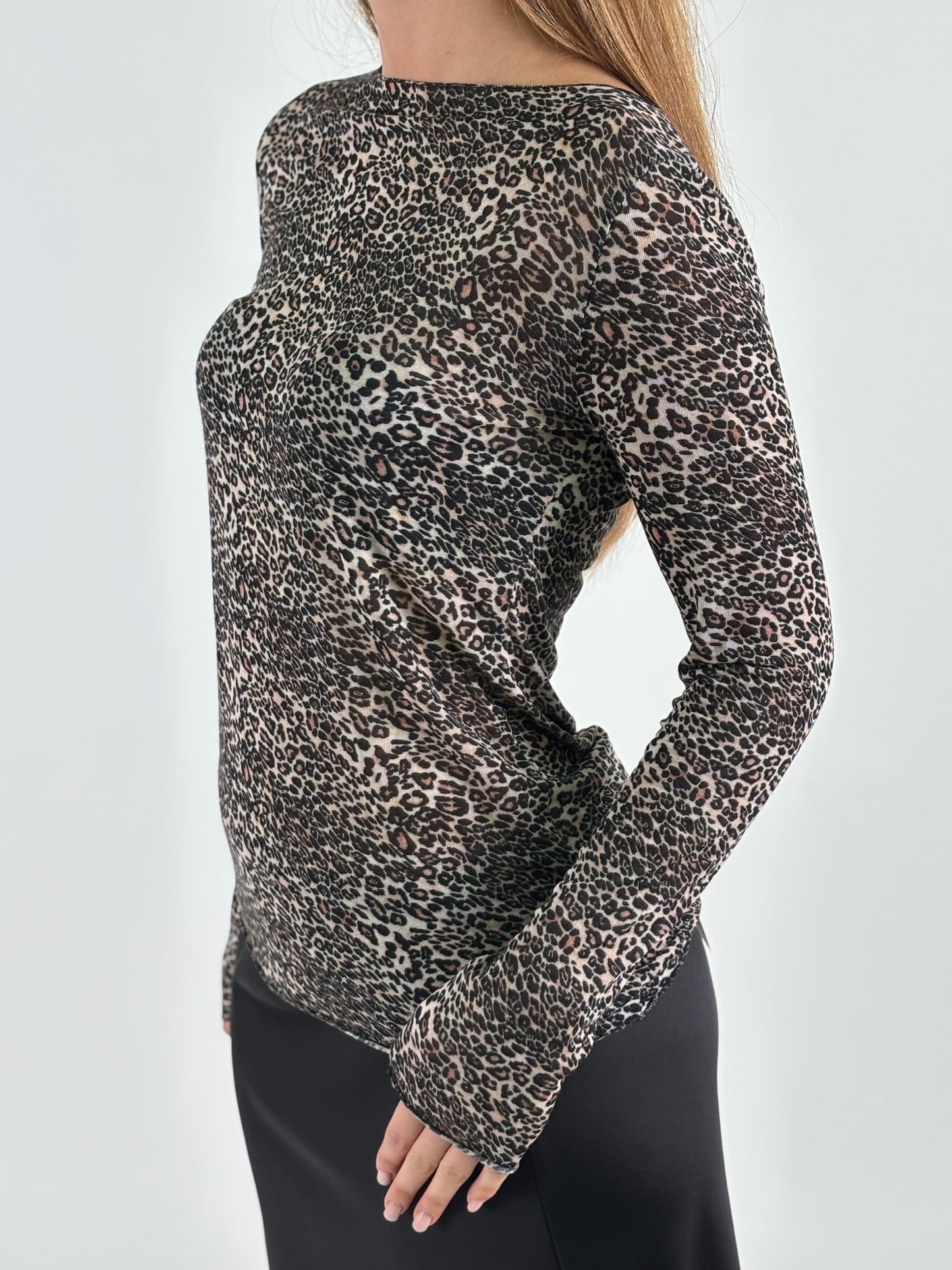 Susy Mix Maglia ml misto cashmere MACULATO