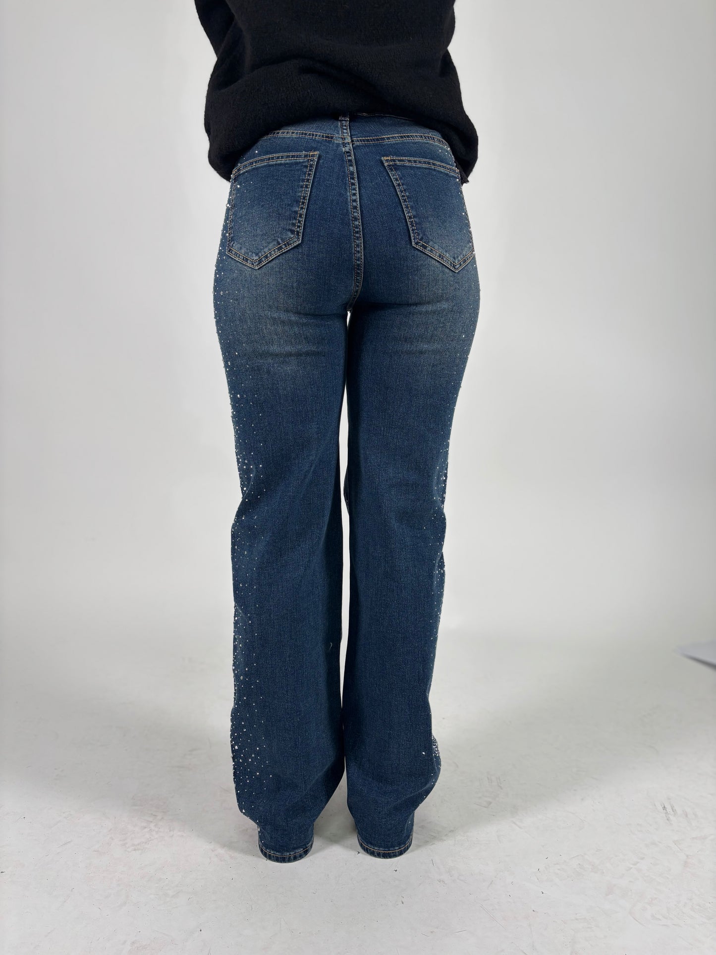 DIXIE jeans con luccichini BLU