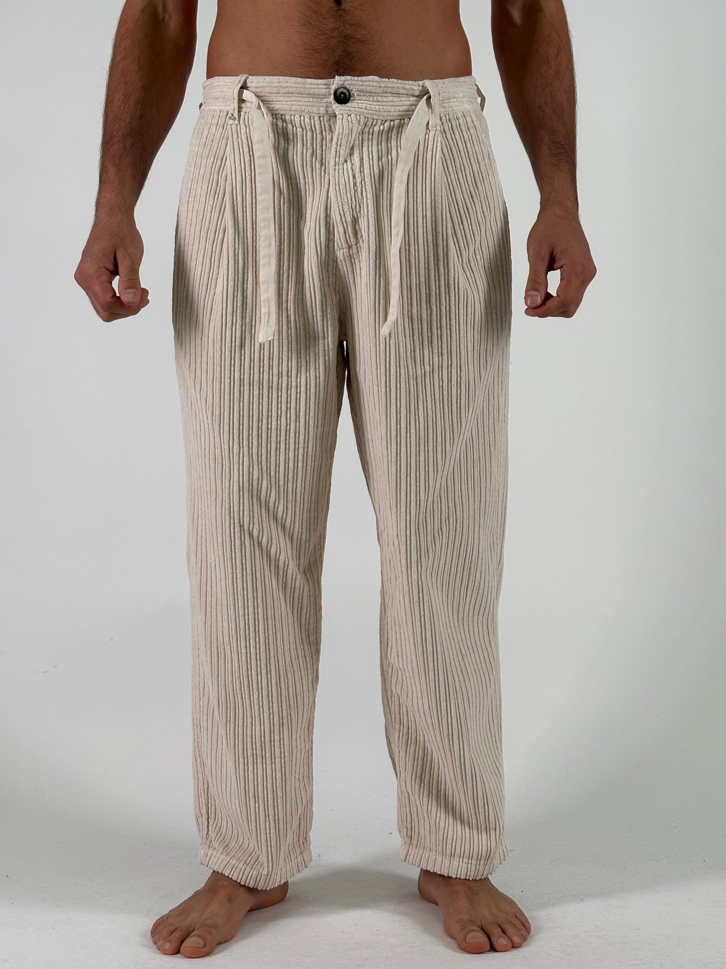 Berna Pantalaccio cropped in velluto con pinces PANNA