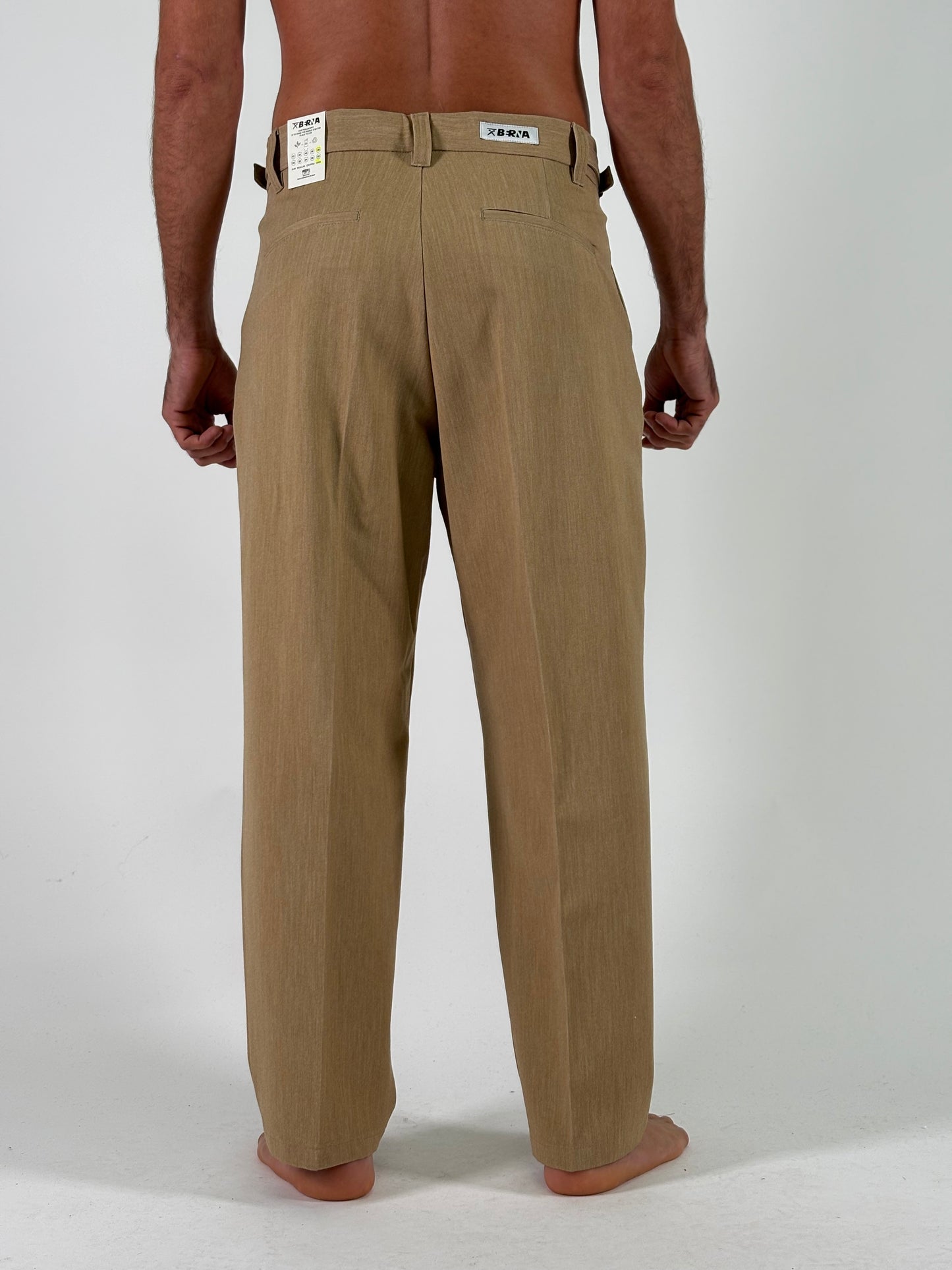 Berna Pantalone japan con cinturini regolabili BEIGE