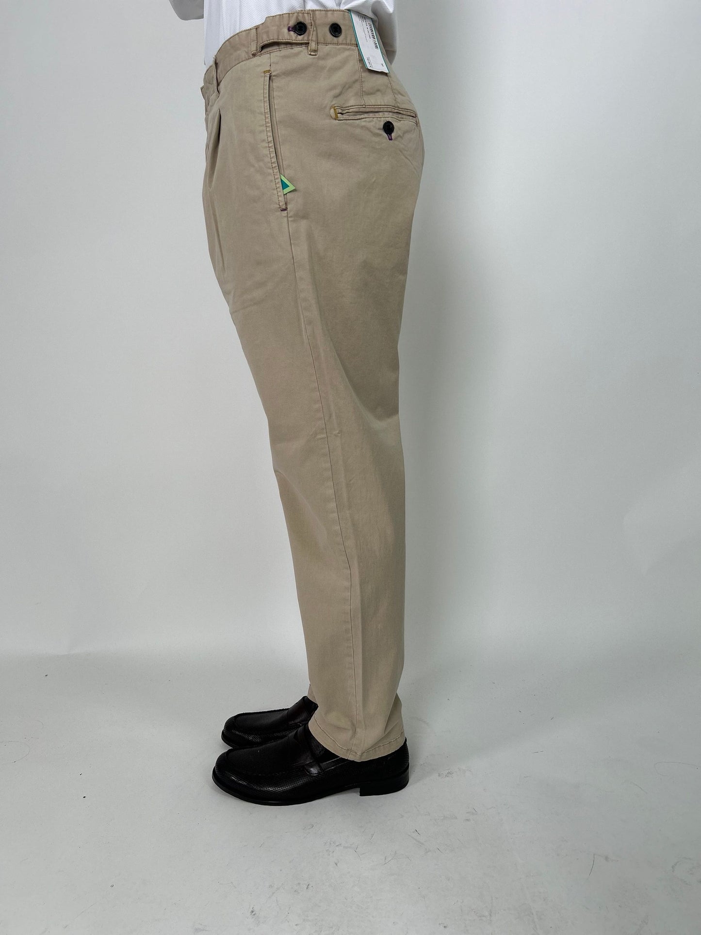 Pantalone cropped gabardina