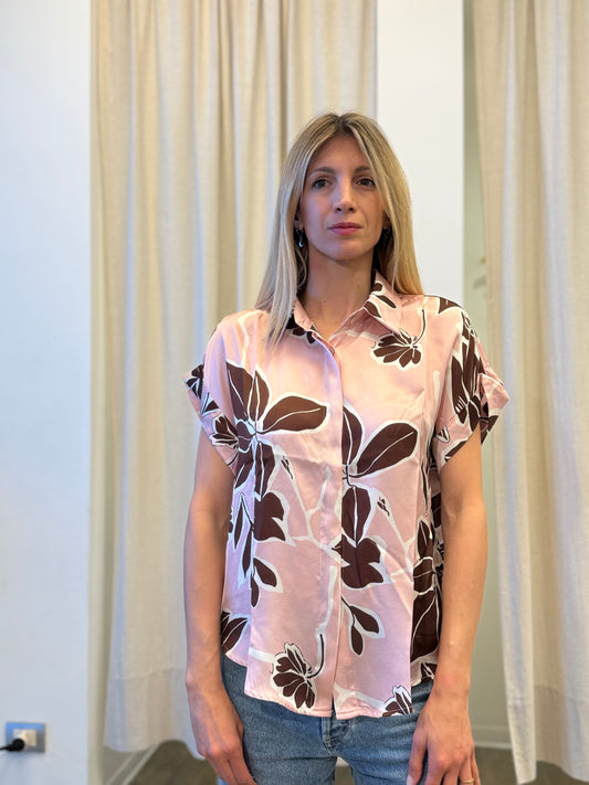 Susy Mix Camicia fantasia floreale ROSA