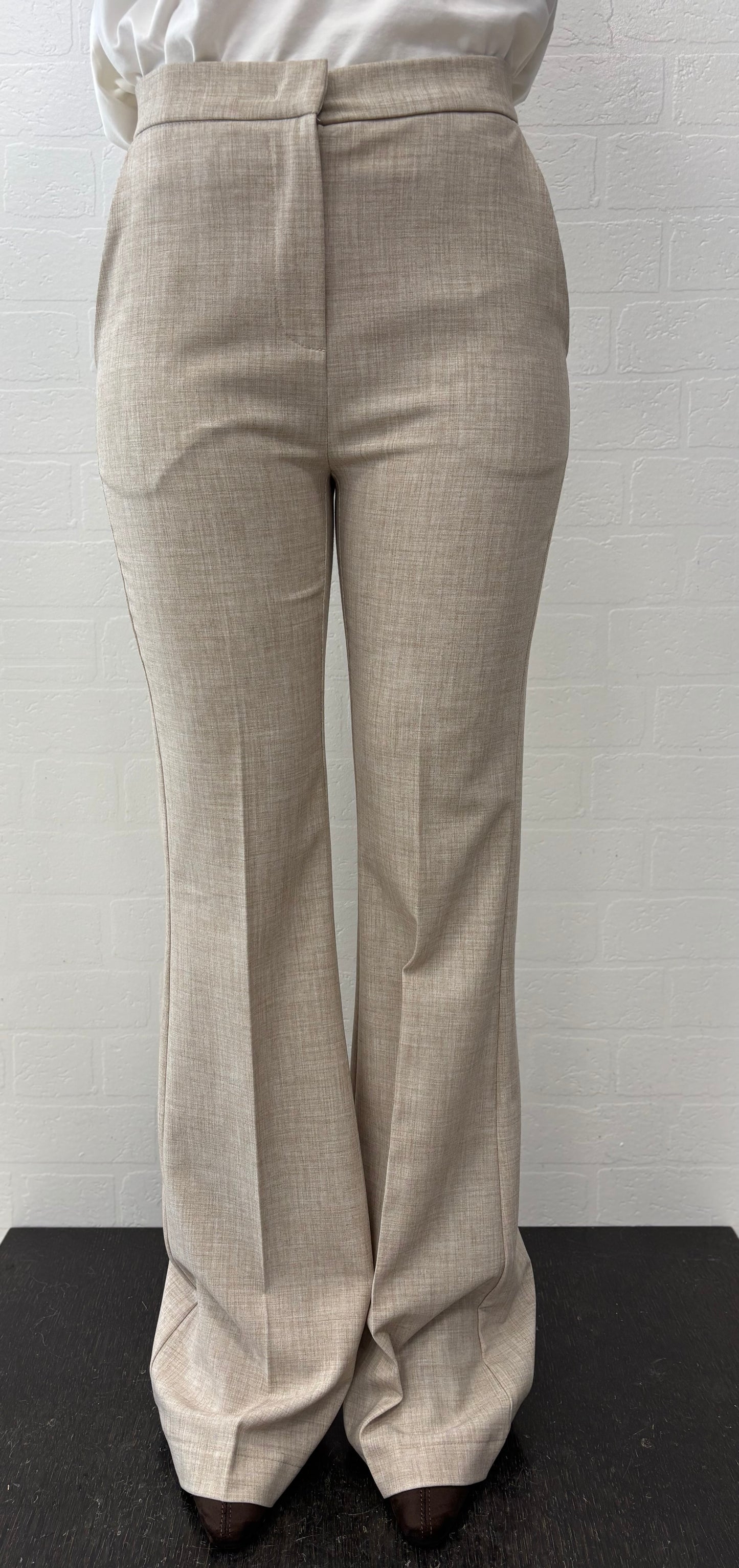 Maryley Pantalone zampetta BEIGE