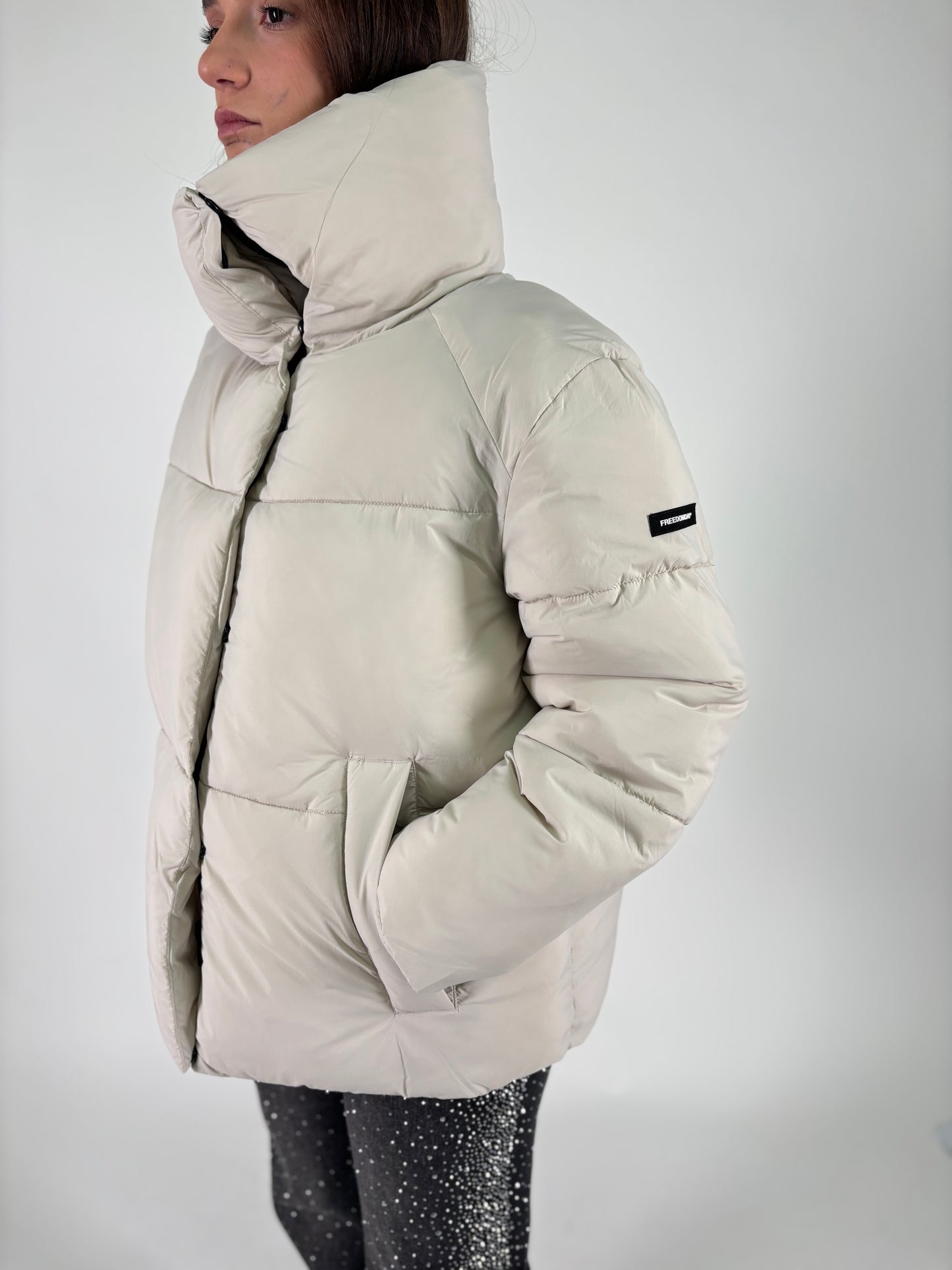 FREEDOMDAY Piumino corto collone ecodown BURRO