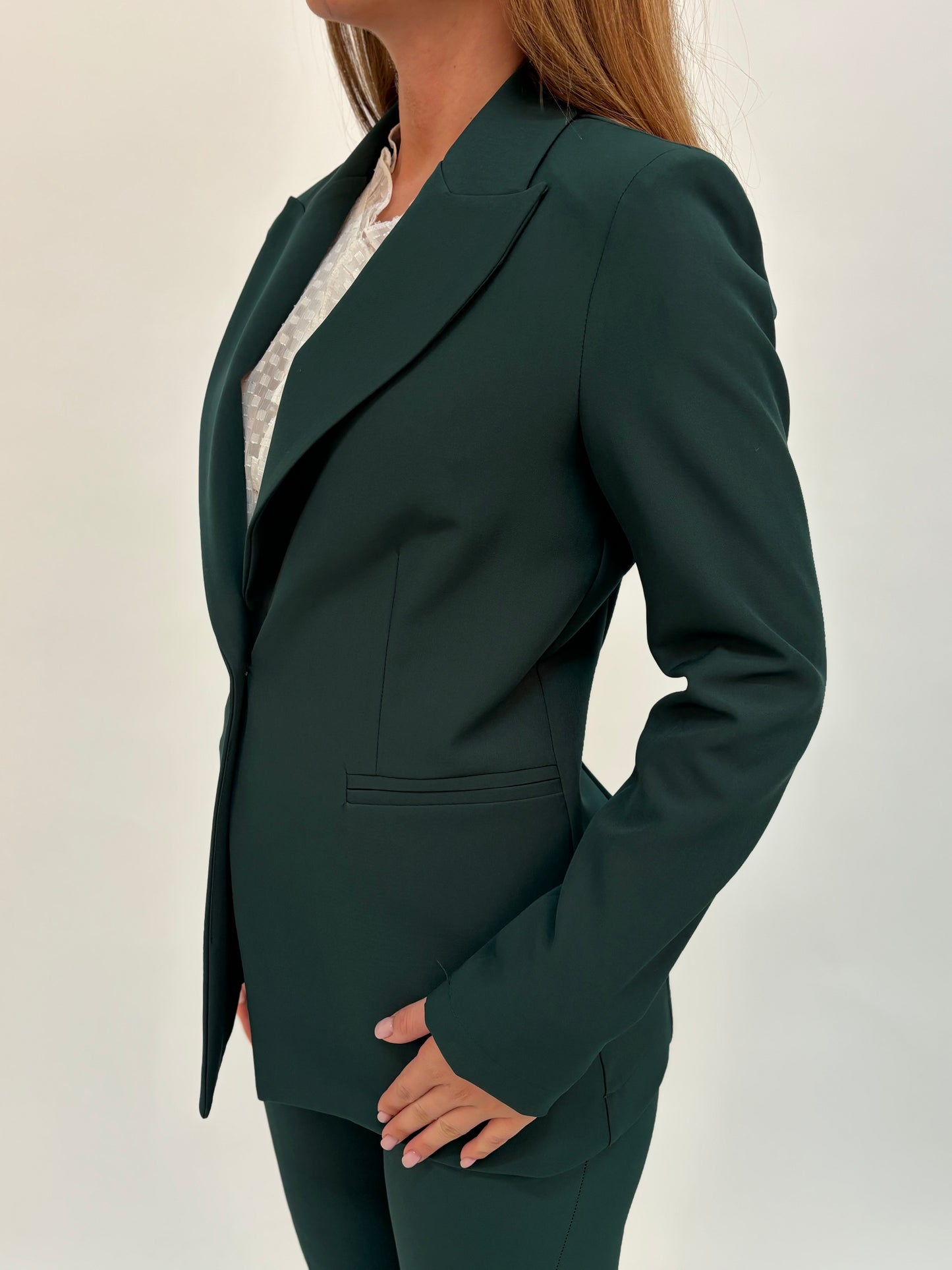 Maryley Giacca ad un bottone VERDE