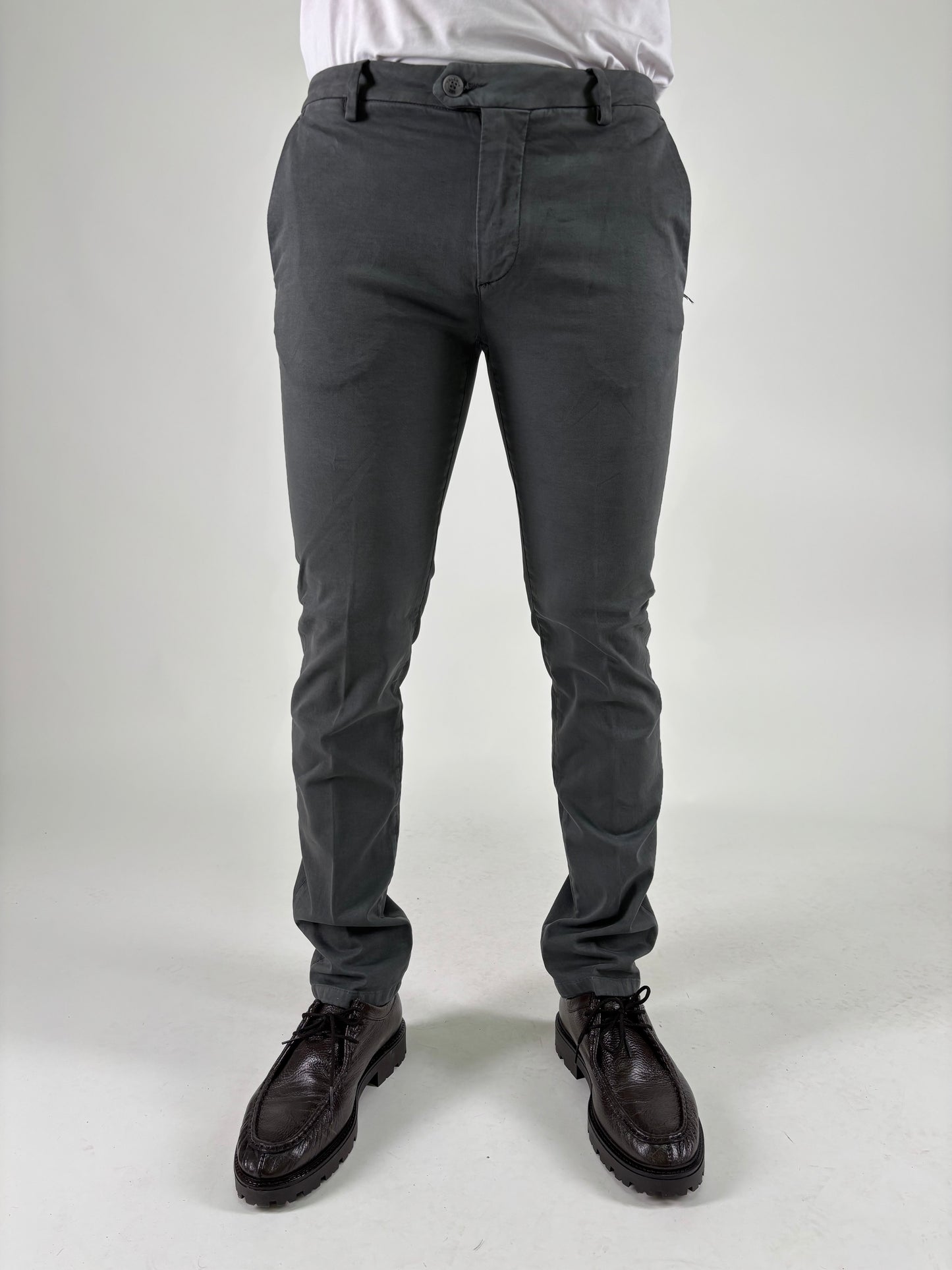Teleria Zed Pantalone  slim ANTRACITE