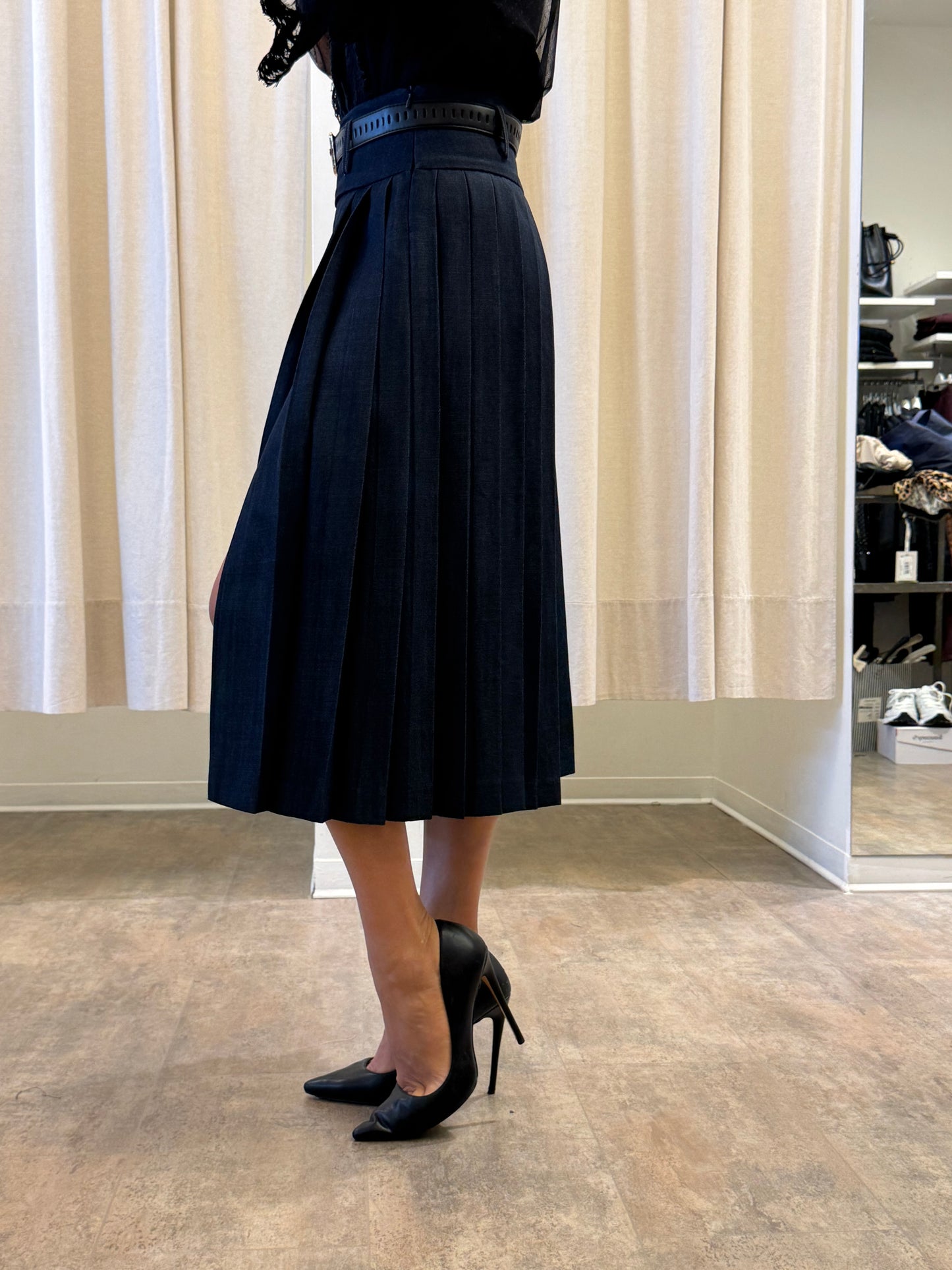 Kocca Gonna pieghe DENIM