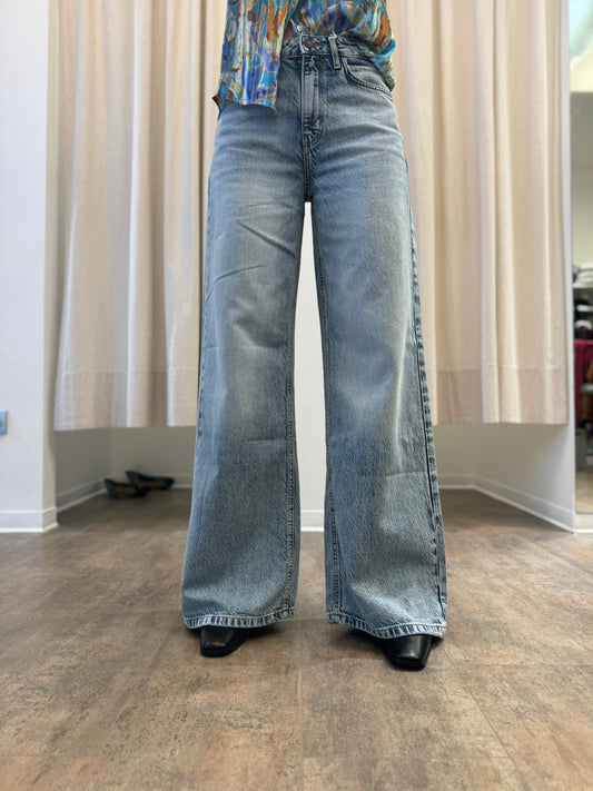 Guess Jeans a palazzo lav. chiaro DENIM CHIARO