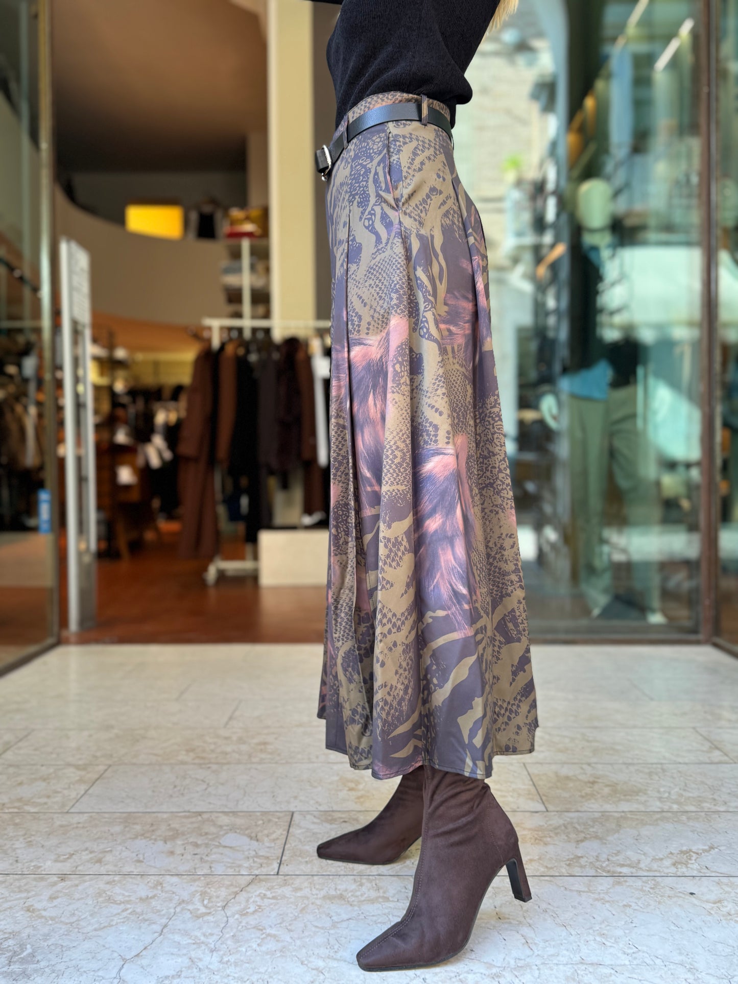 Anonyme Gonna lunga animalier FANTASIA