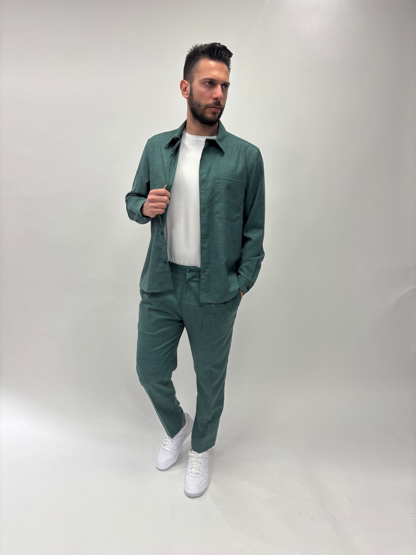 Seinse Pantalone con pences VERDE