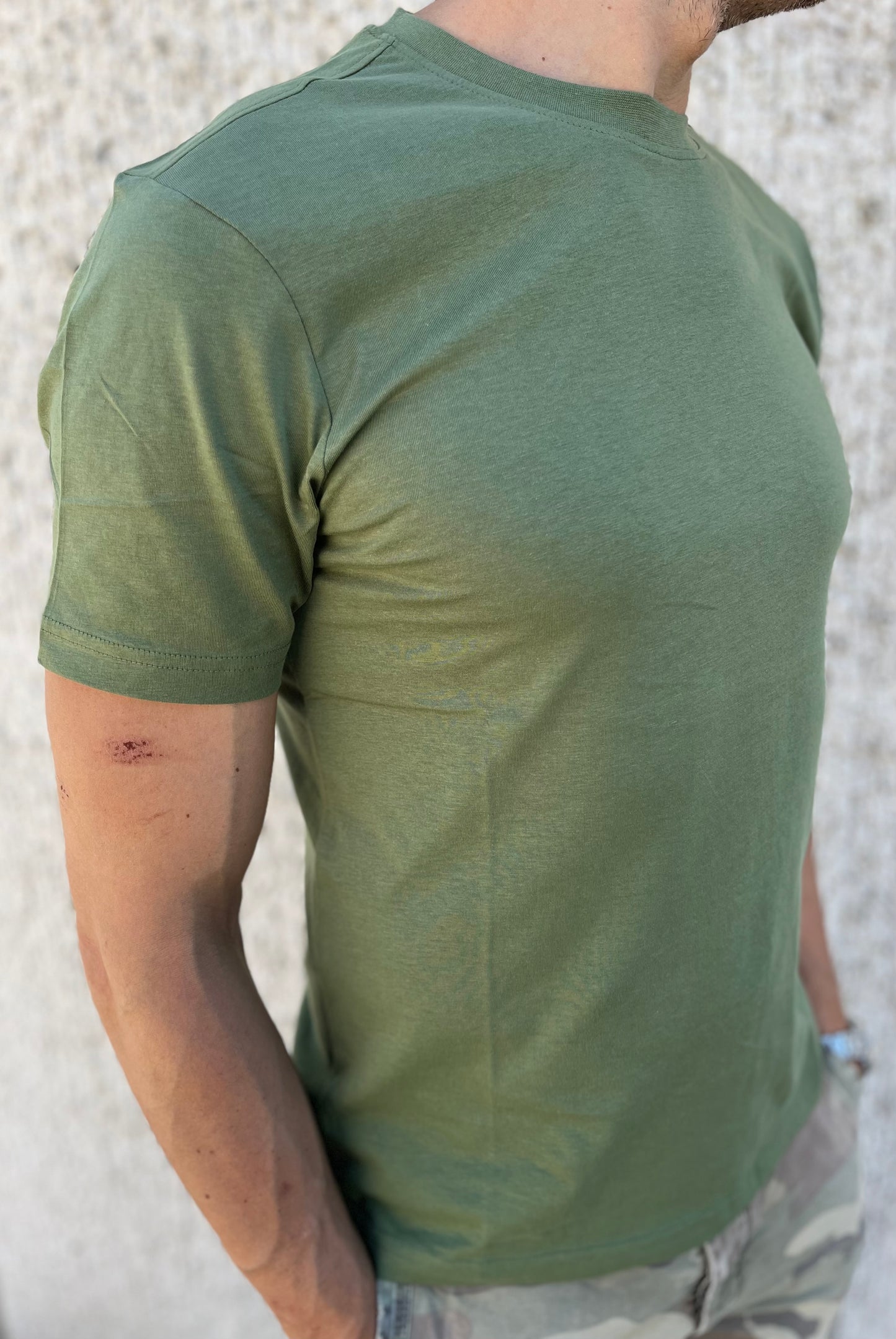loft88 maglia manica corta cotone VERDE
