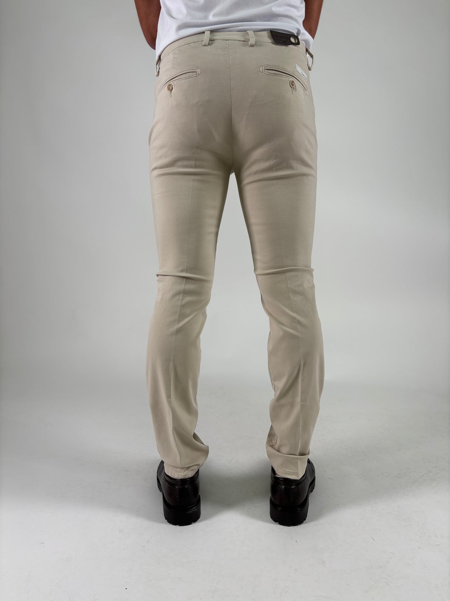 Teleria Zed Pantalone slim PANNA