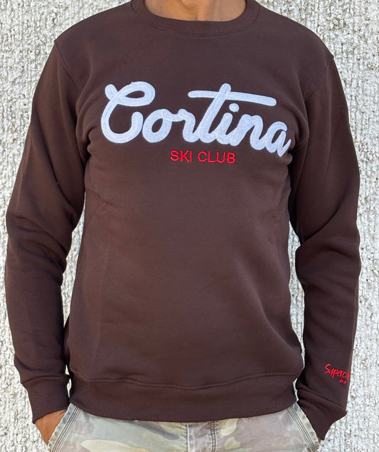 Superculture Felpa girocollo Cortina bianco MORO