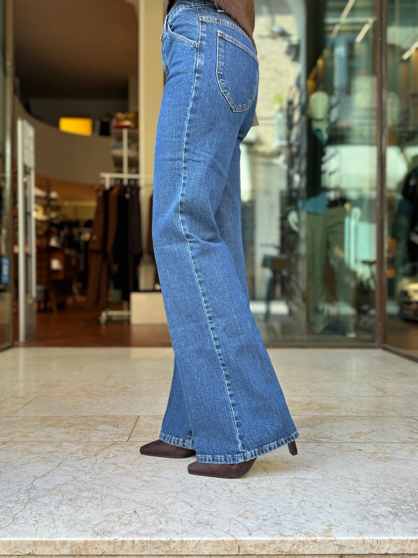 Mercì Jeans a zampa lavaggio medio DENIM