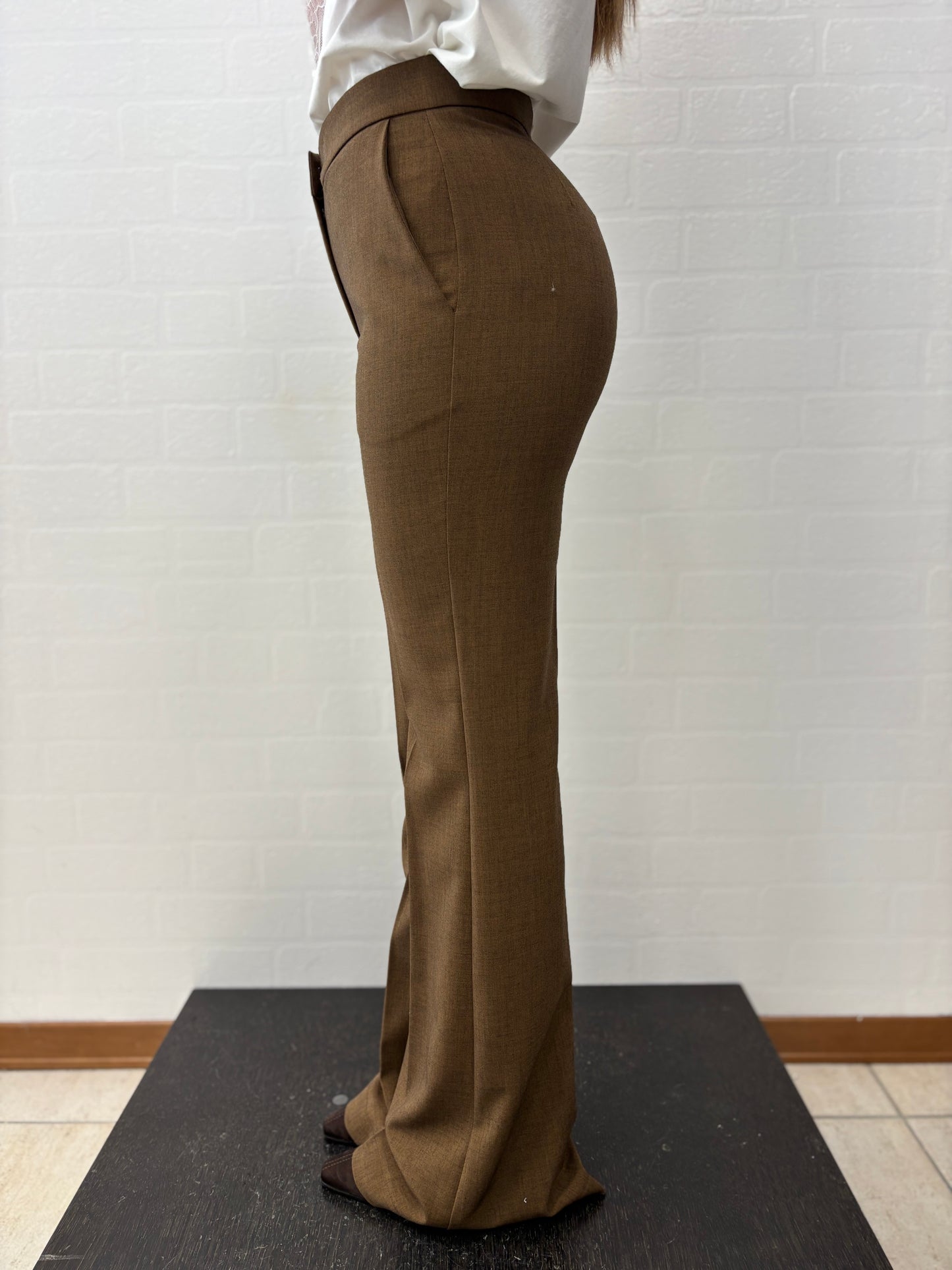 Maryley Pantalone zampetta TABACCO