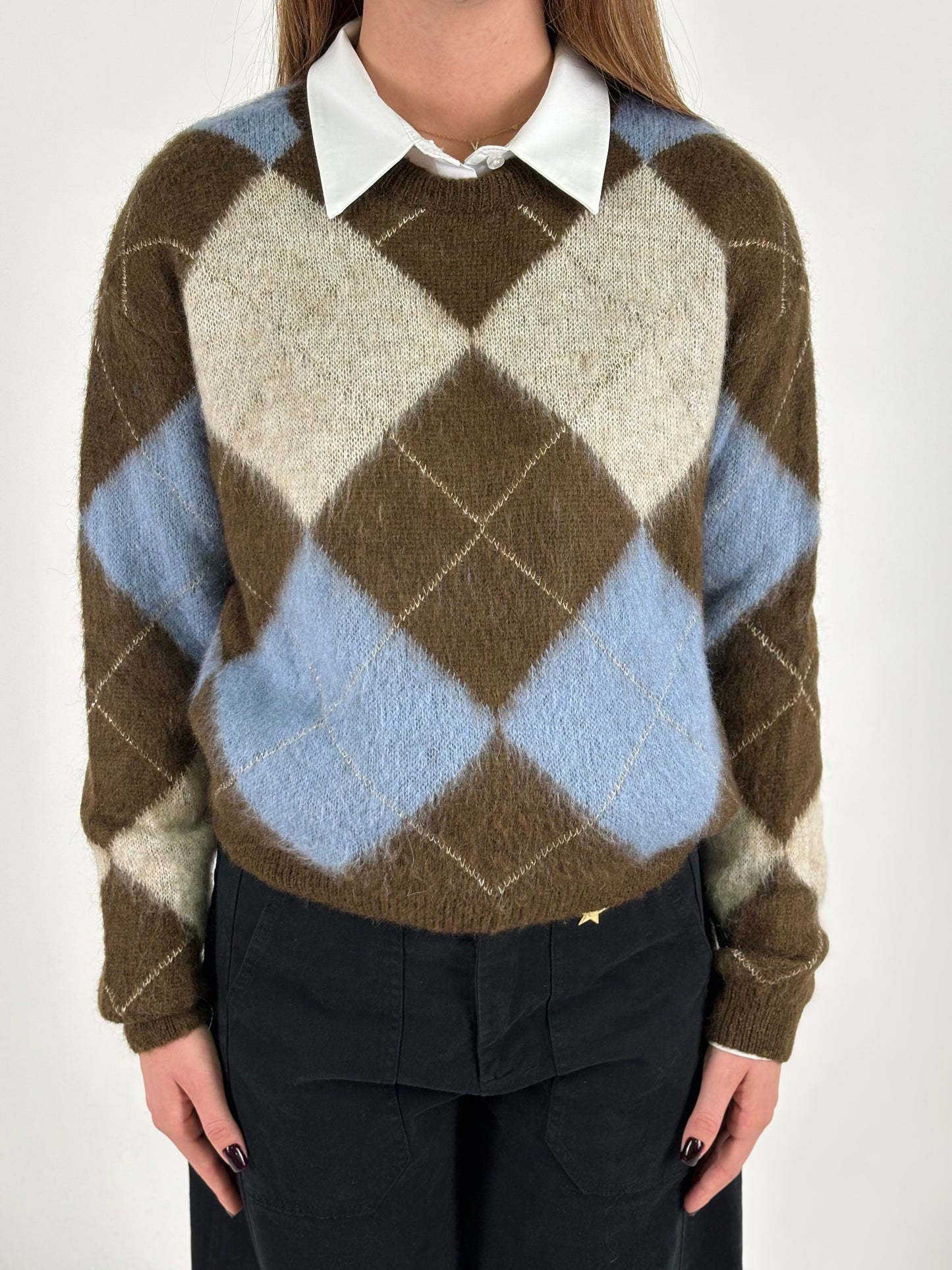 Eco Maglia rombi MULTICOLOR