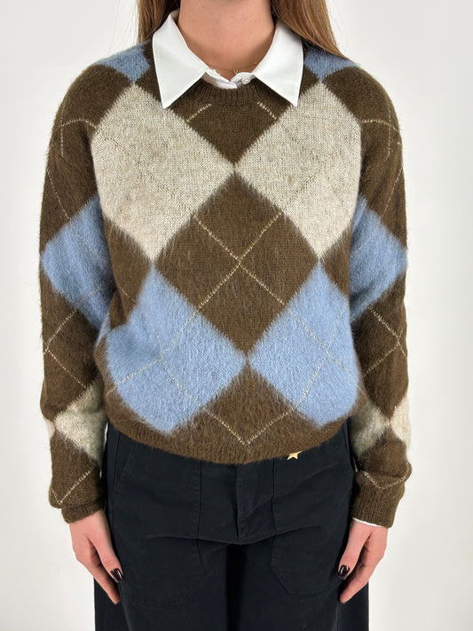 Eco Maglia rombi MULTICOLOR