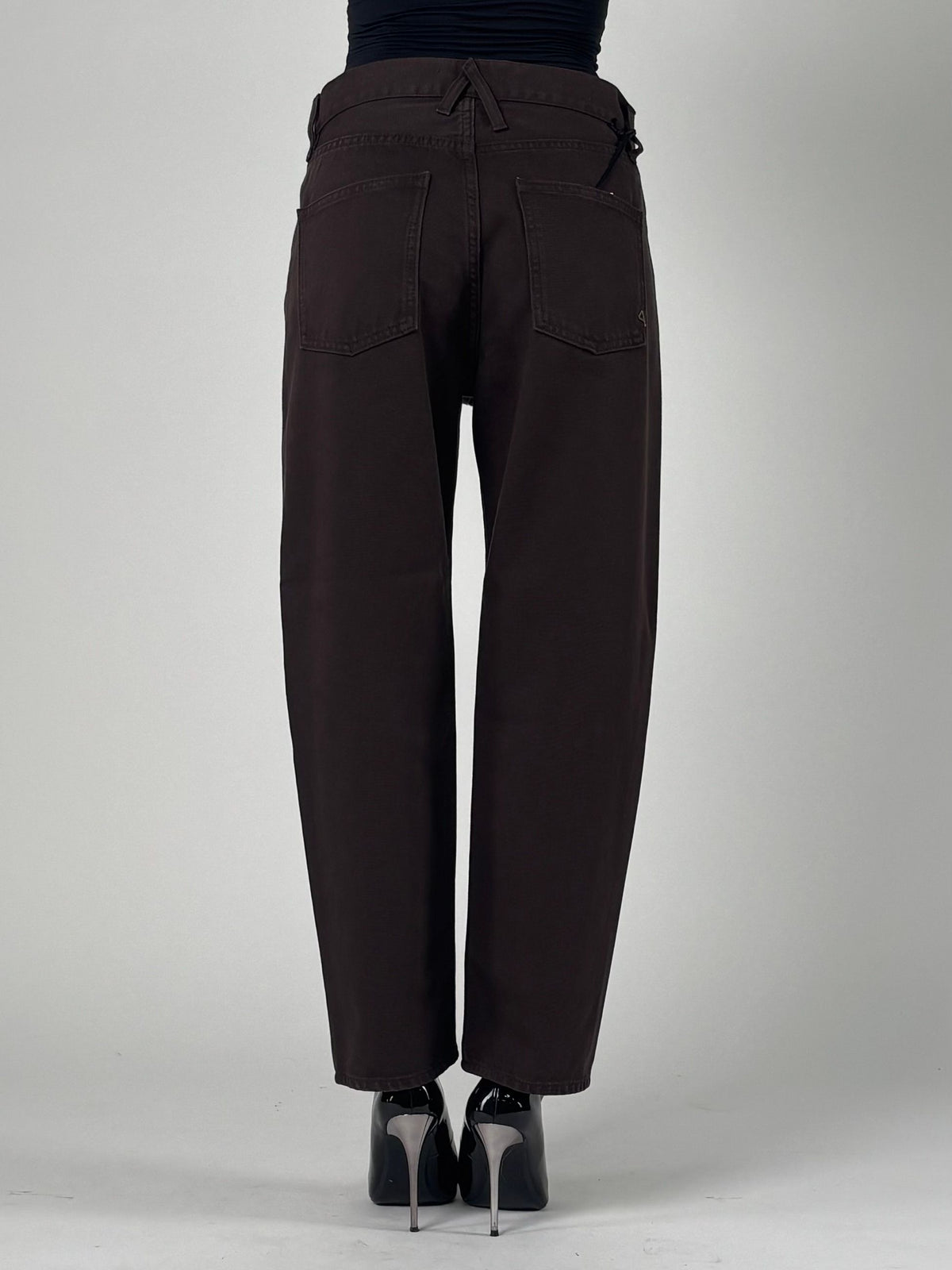 Jeans fit cropped vita media