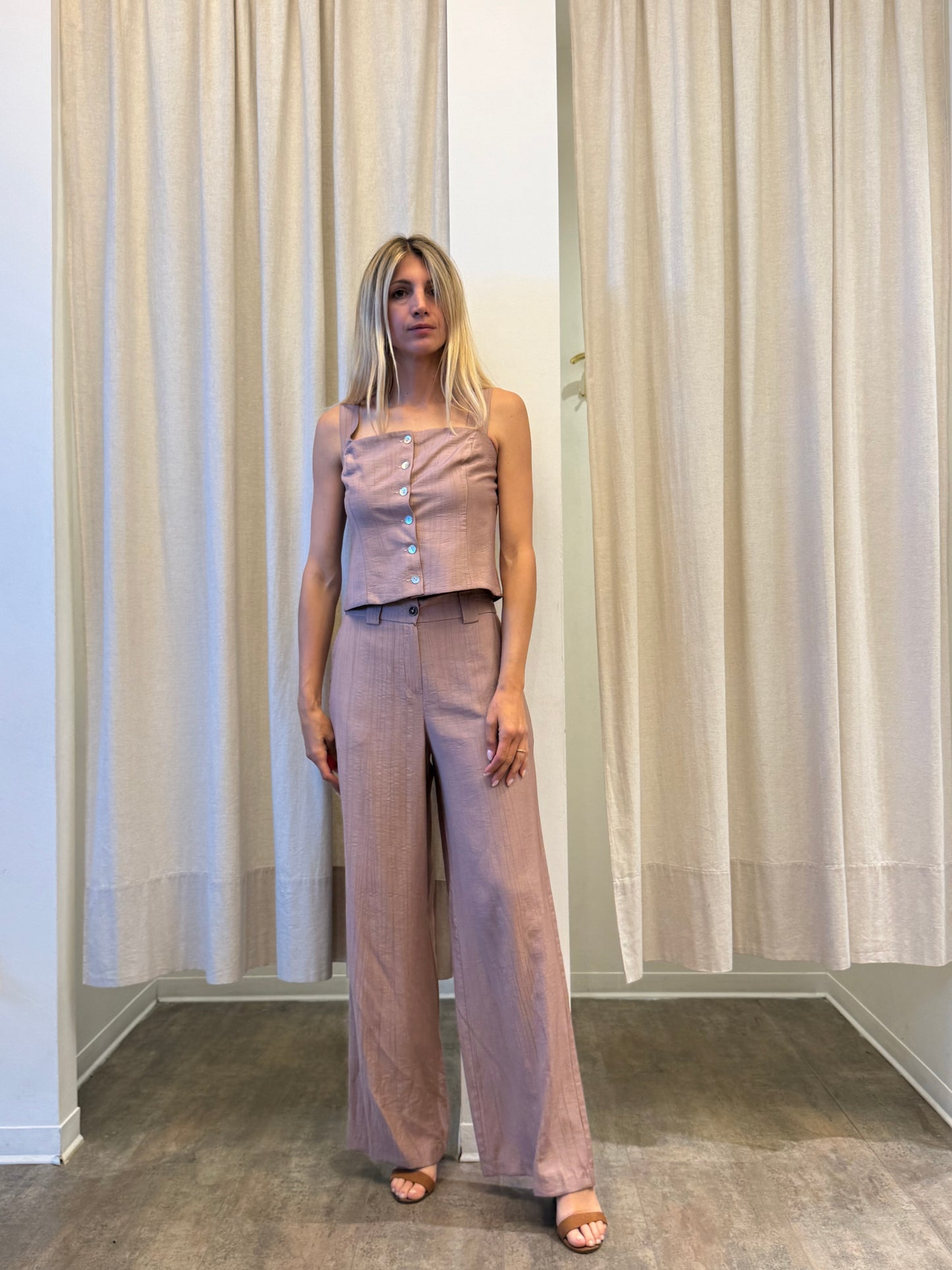 Tensione completo con pantalone ROSA CIPRIA