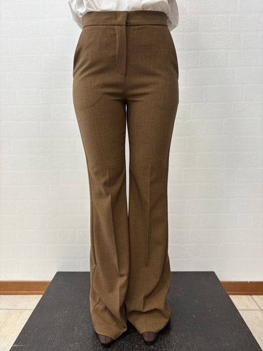 Maryley Pantalone zampetta TABACCO