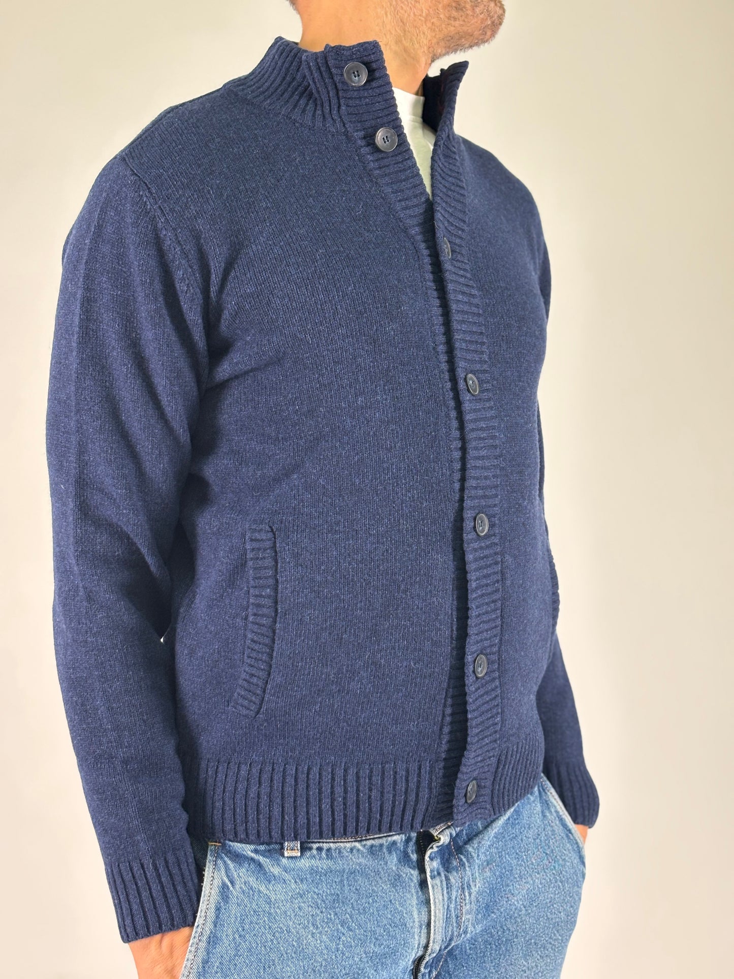 Sporting Mare Cardigan con tasche BLU