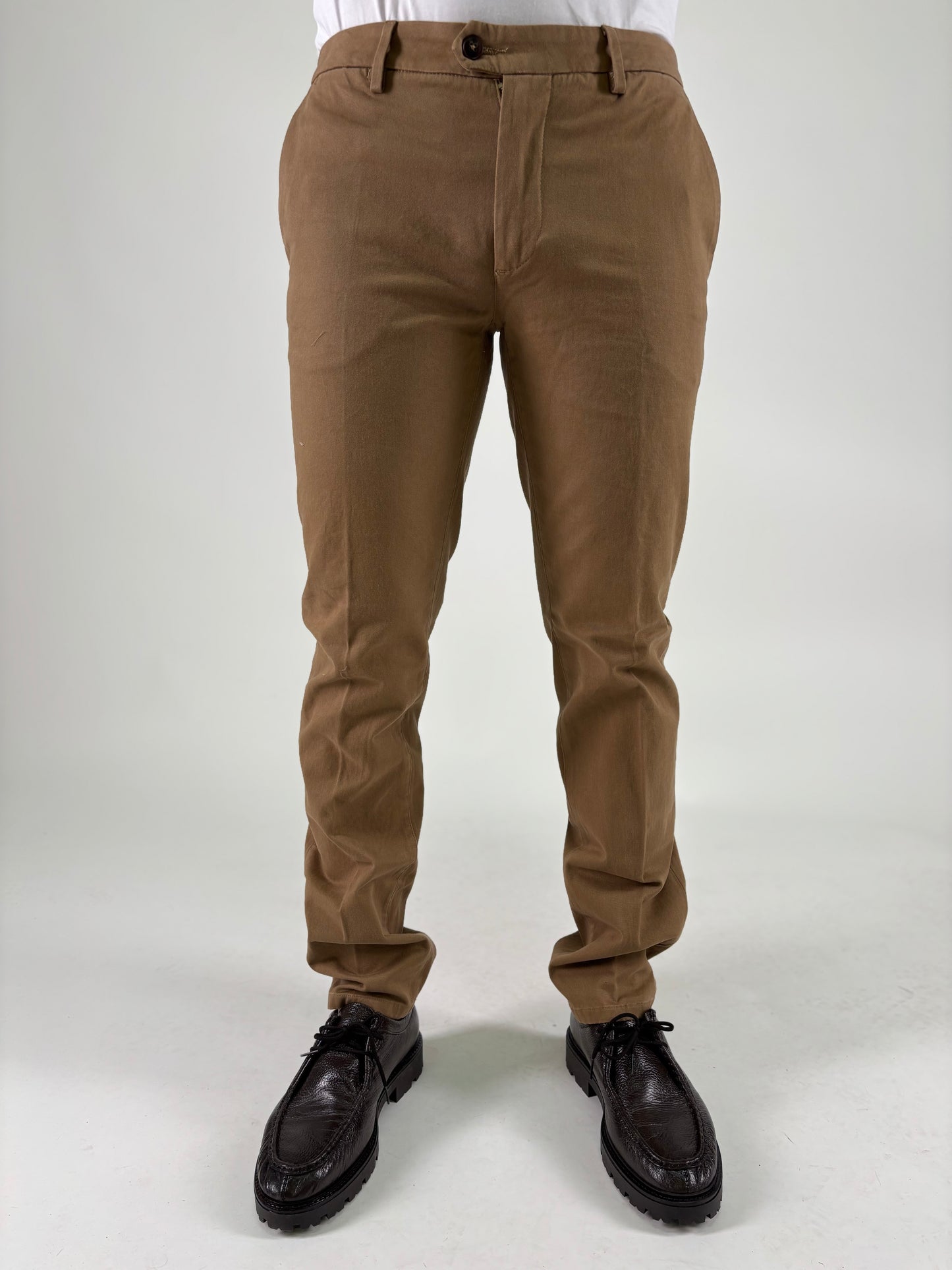 Teleria Zed Pantalone slim con tasca pocket CAMMELLO