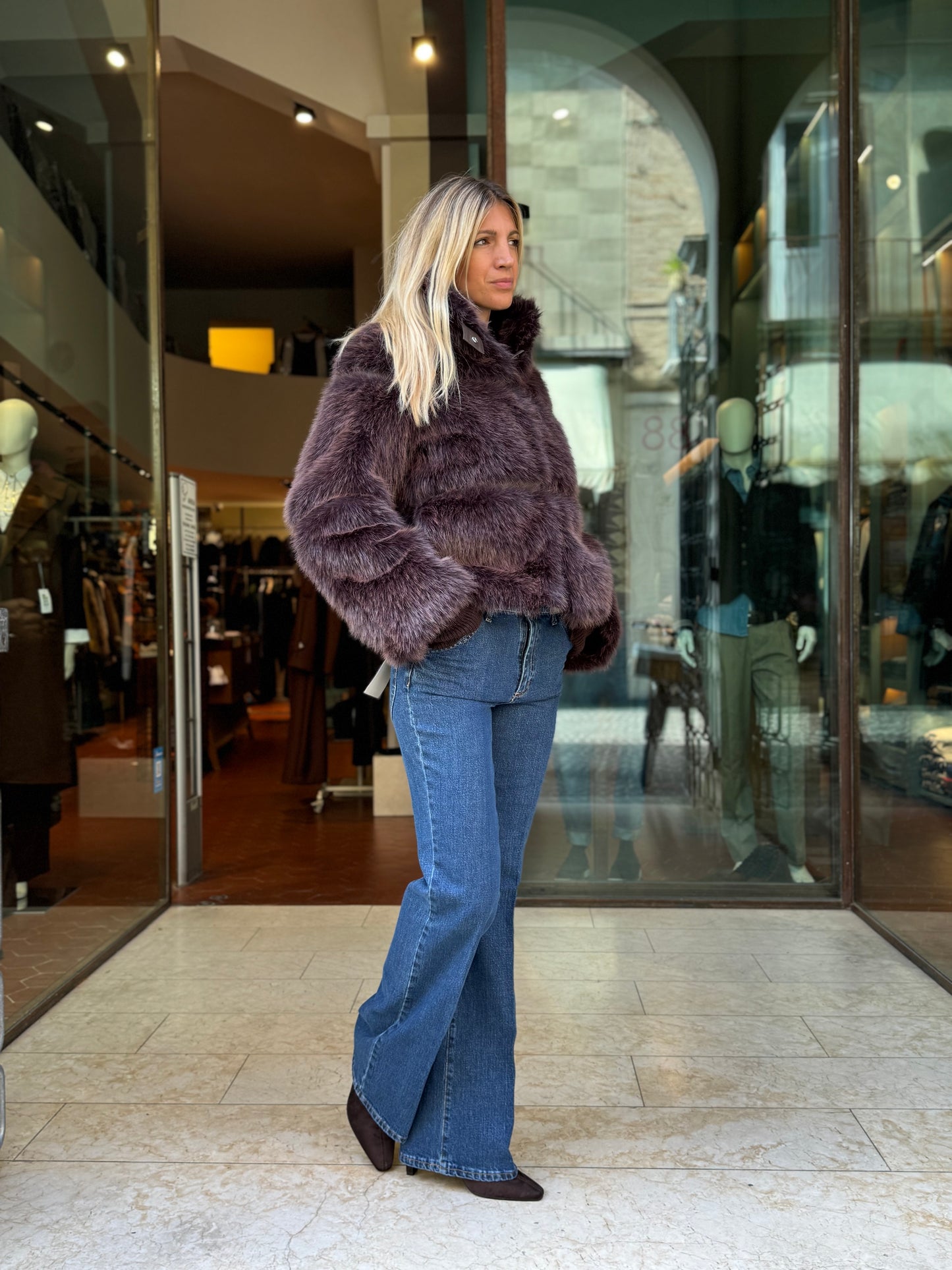 Mercì Jeans a zampa lavaggio medio DENIM