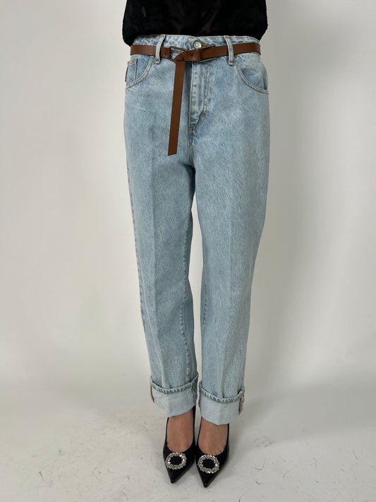 Jeans modello Mandy lavaggio chiaro