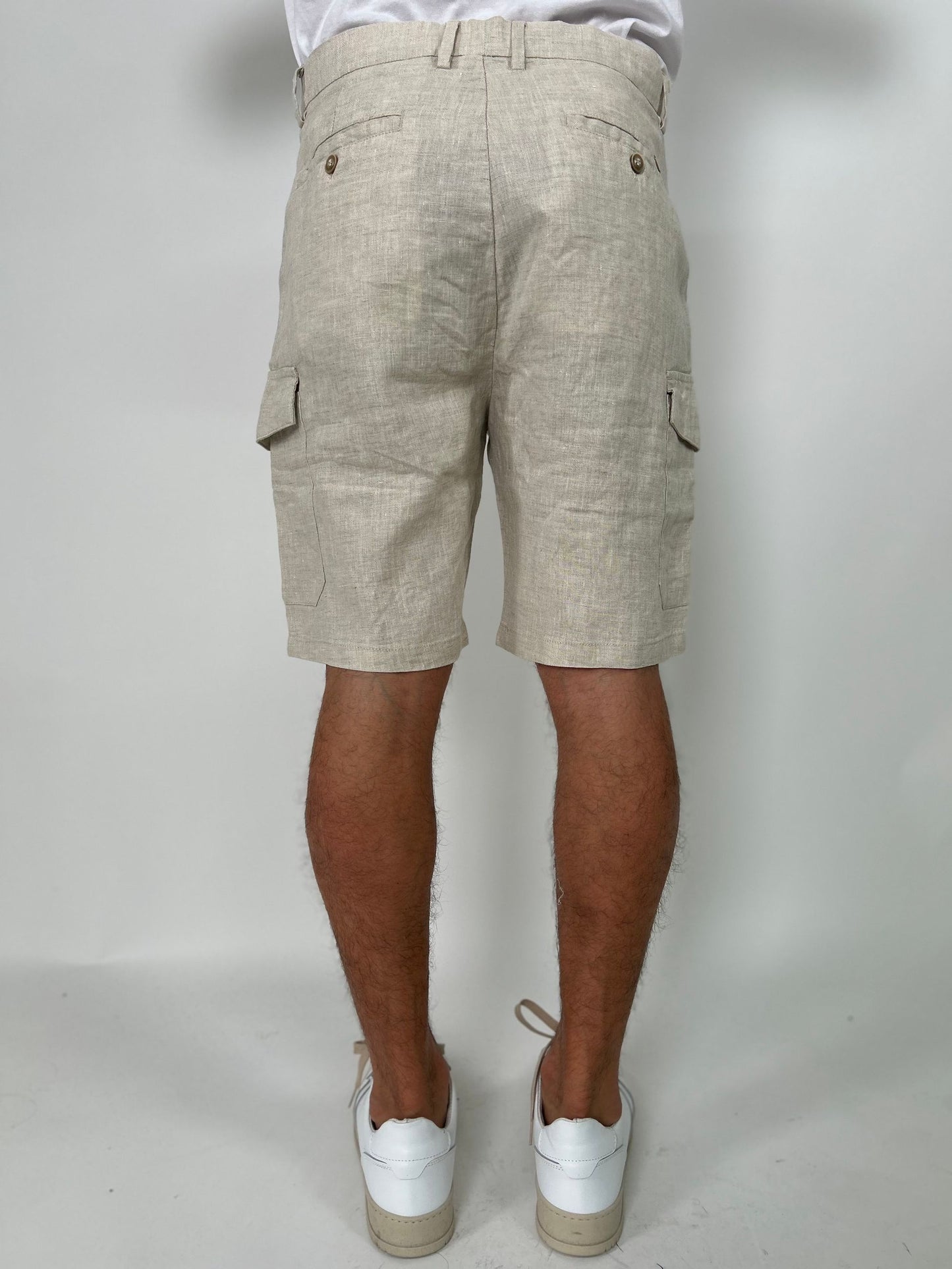 Bermuda cargo in lino