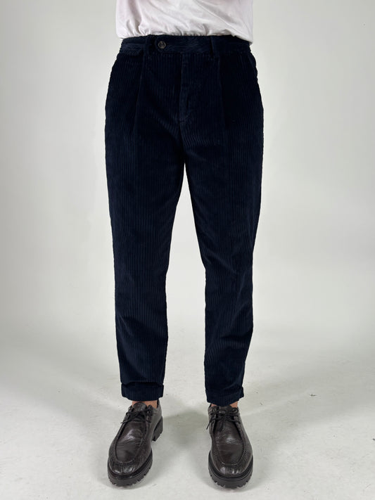 Markup pantalone velluto coste larghe BLU