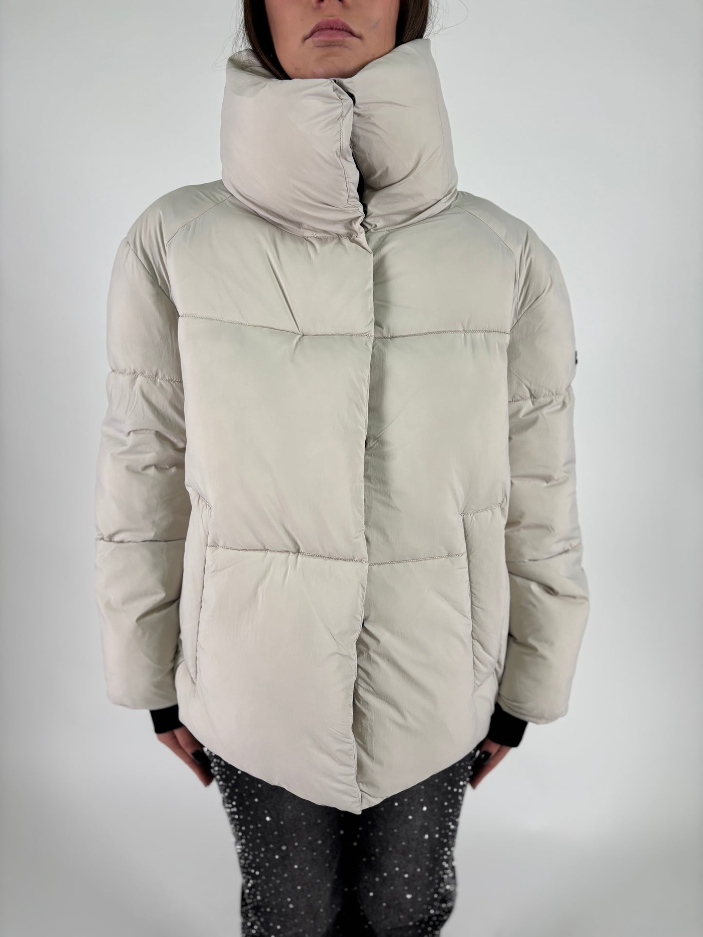 FREEDOMDAY Piumino corto collone ecodown BURRO