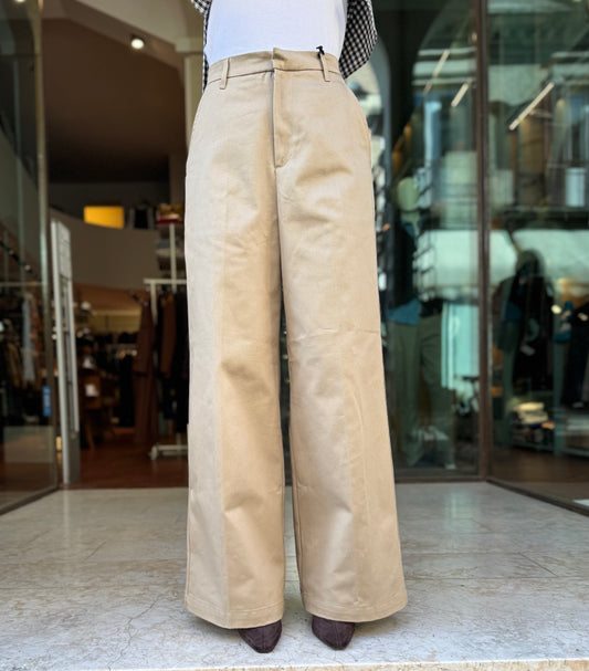 Roy Roger's Chino Buckle back Woman SABBIA