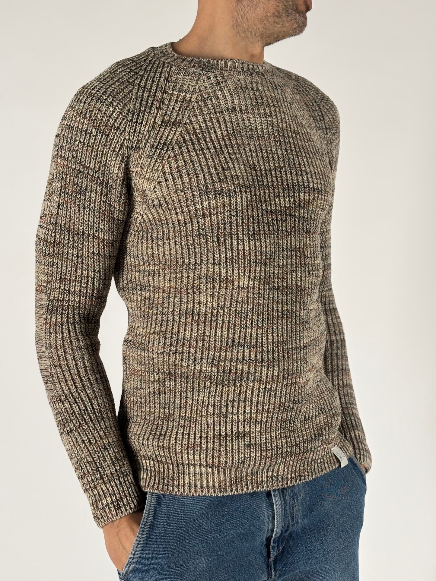 BL11 Maglia girocollo melange FANGO