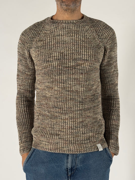 BL11 Maglia girocollo melange FANGO