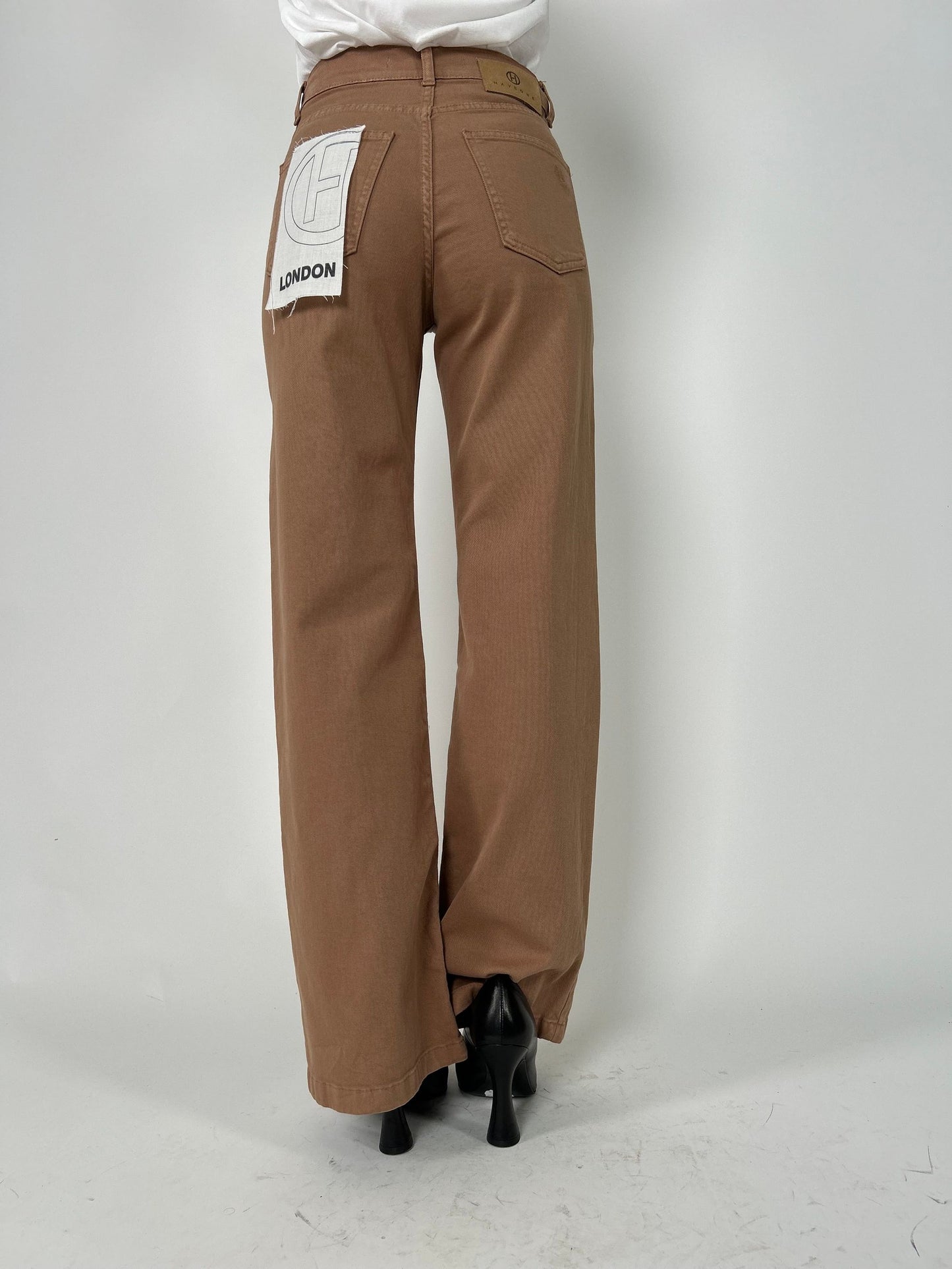 Pantalone cinque tasche a palazzo