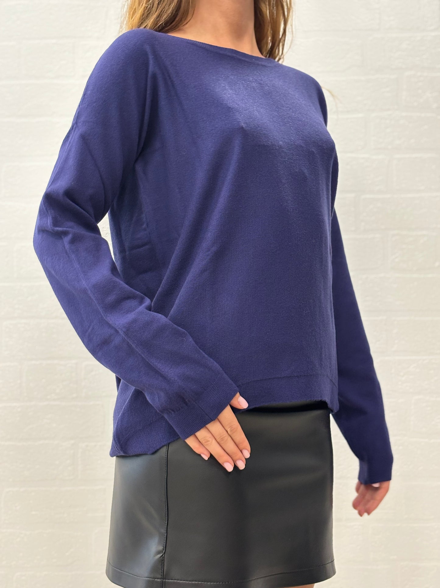 Griffai Maglia ml più corta davanti BLU