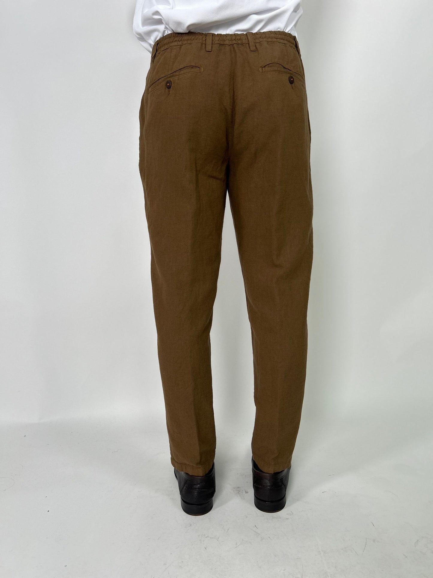 Pantalaccio in lino e cotone