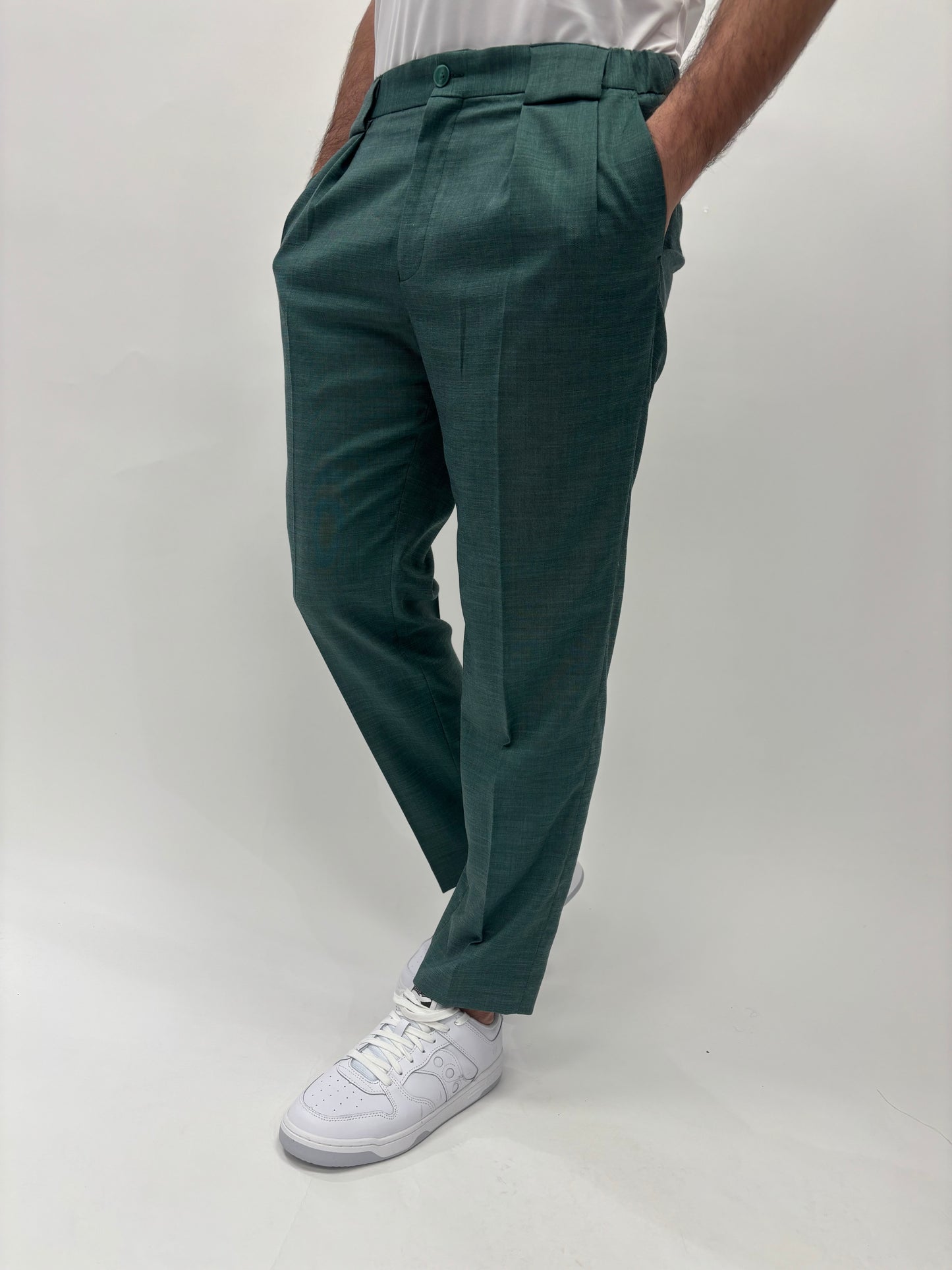 Seinse Pantalone con pences VERDE