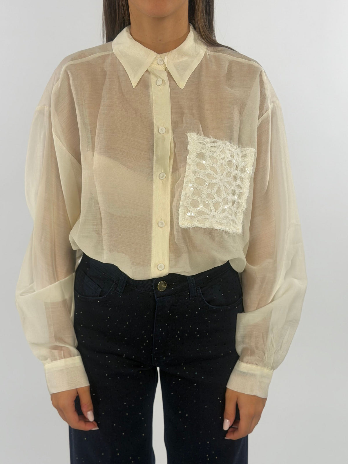 Camicia ml over con  taschino